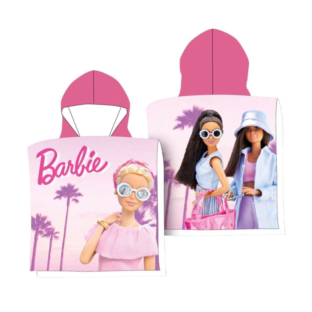 Barbie Poncho Barbie Poncho Baumwolle Weicher Kapuzenponcho
