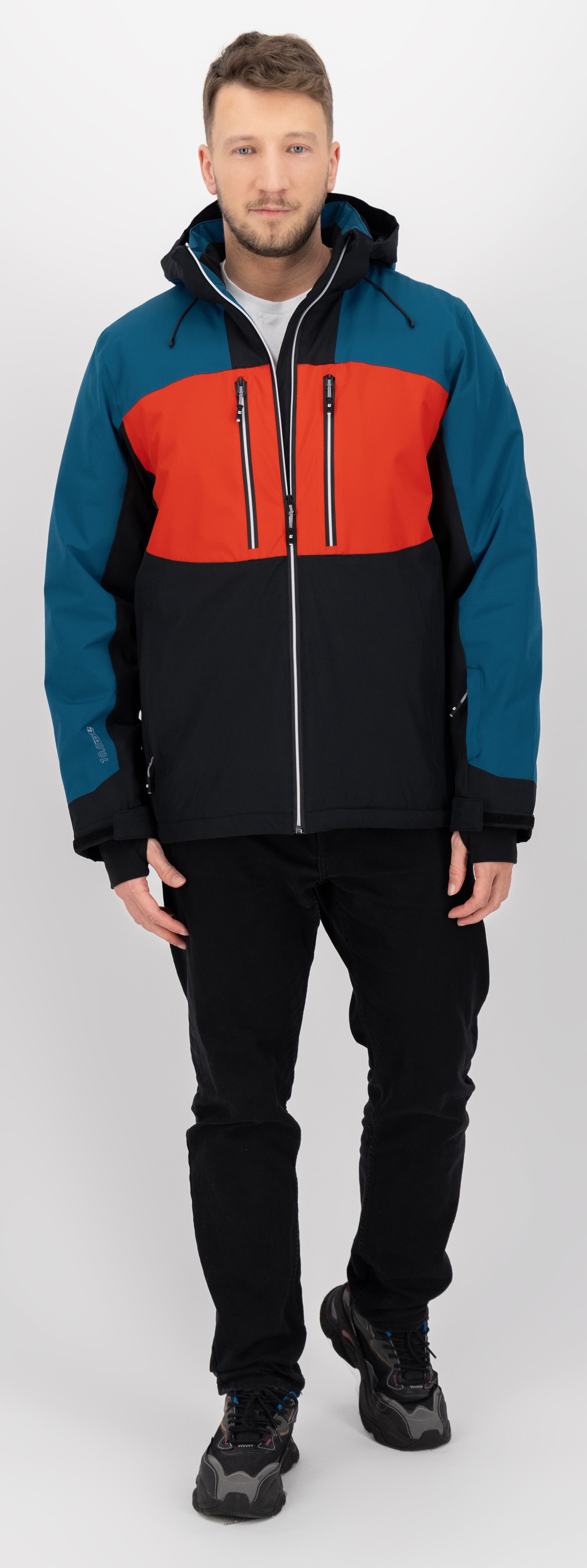 Killtec Skijacke KSW 465 MN SKI JCKT Winterjacke MEN mit abnehmbarer Kapuze. mit Schneefang