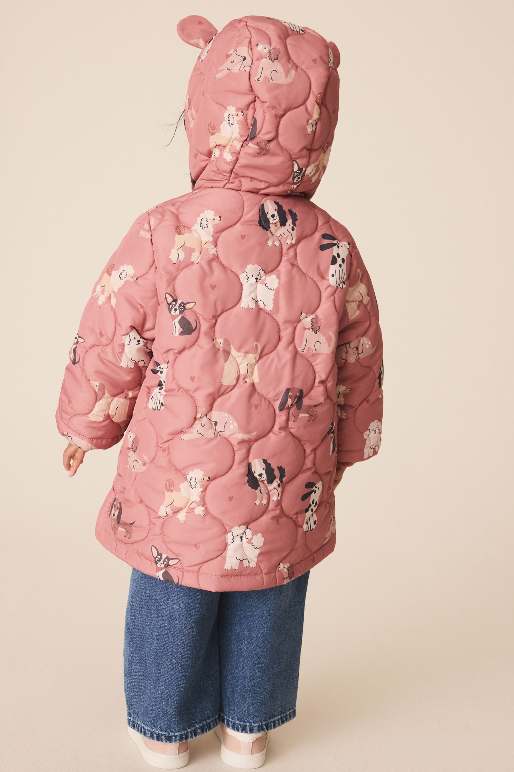 Next Dufflecoat Spritzwasserabweisender Dufflecoat mit Motiv (1-tlg)