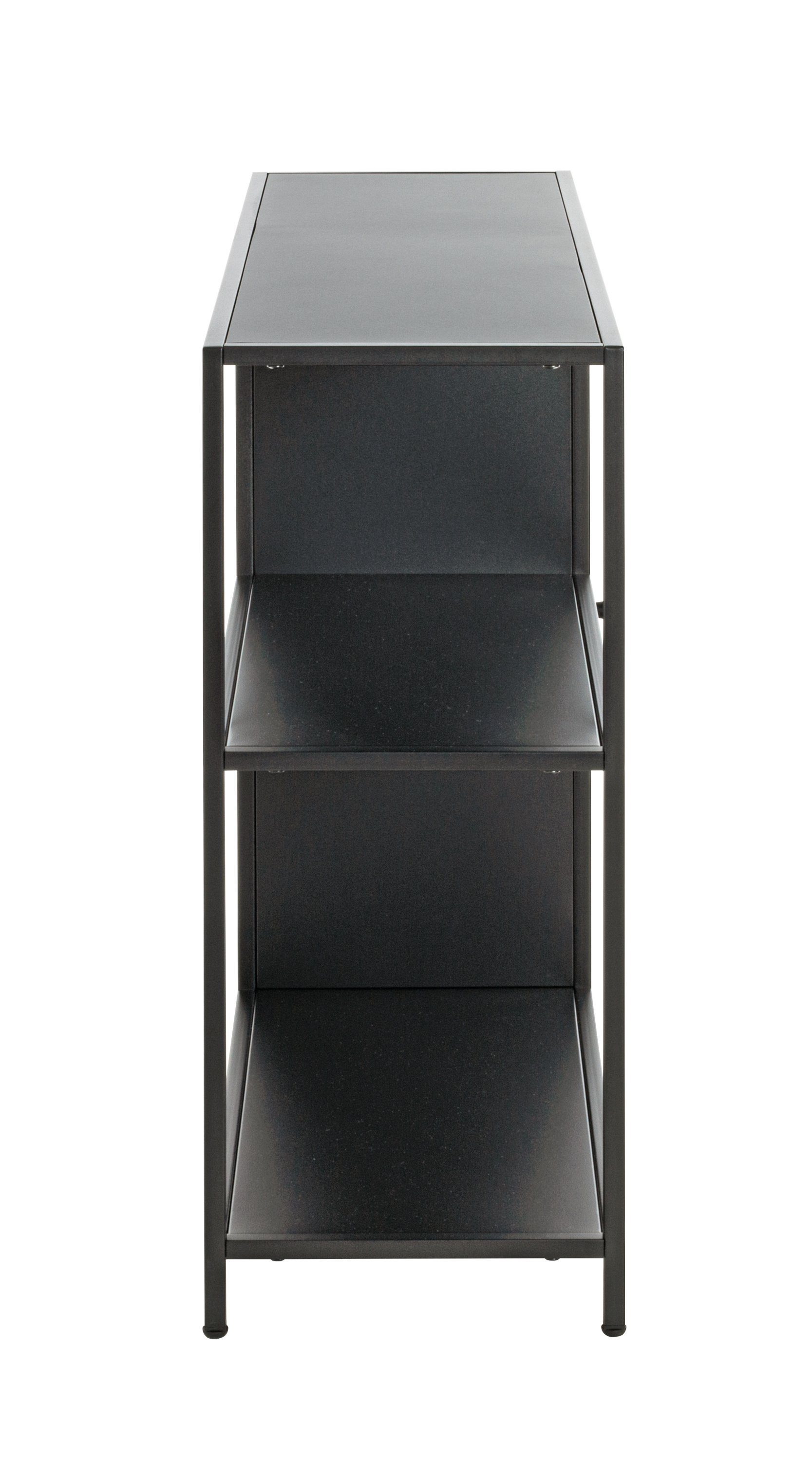 Möbel schwarz Regal Regal, BHT cm HAKU Regal HAKU cm) (BHT 100x30x75 100x30x75