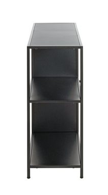 HAKU Regal HAKU Möbel Regal (BHT 100x30x75 cm) BHT 100x30x75 cm schwarz