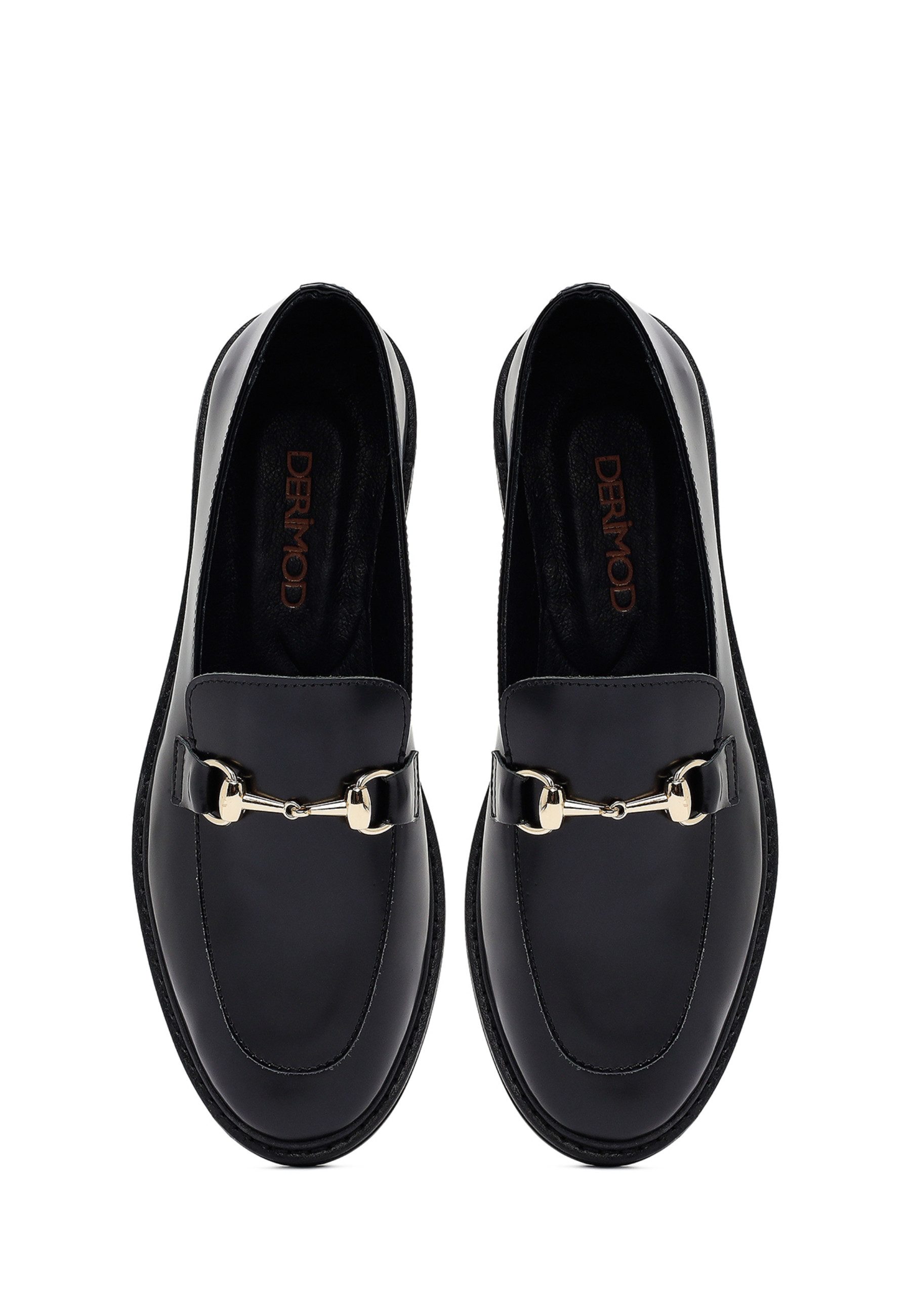 Derimod Maskuline Loafer aus Leder Loafer Leder-Textil-Futter, TPU Sohle, Absatz 1,5 cm