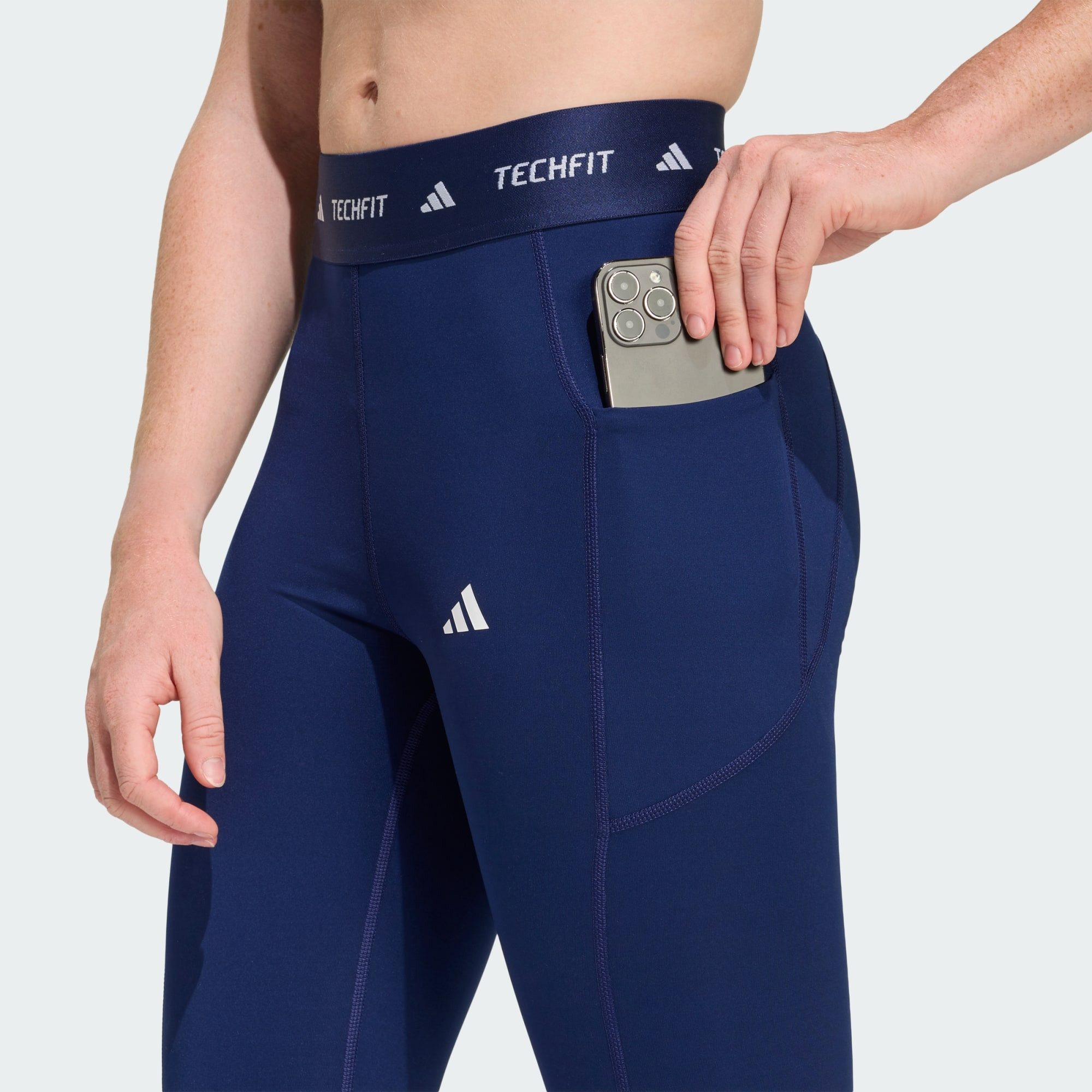 adidas Performance Leggings TECHFIT STASH POCKET FULL-LENGTH LEGGINGS (1-tlg)