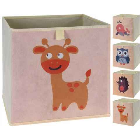 made2trade Aufbewahrungsbox Tiermotive (4 St), für Kinder