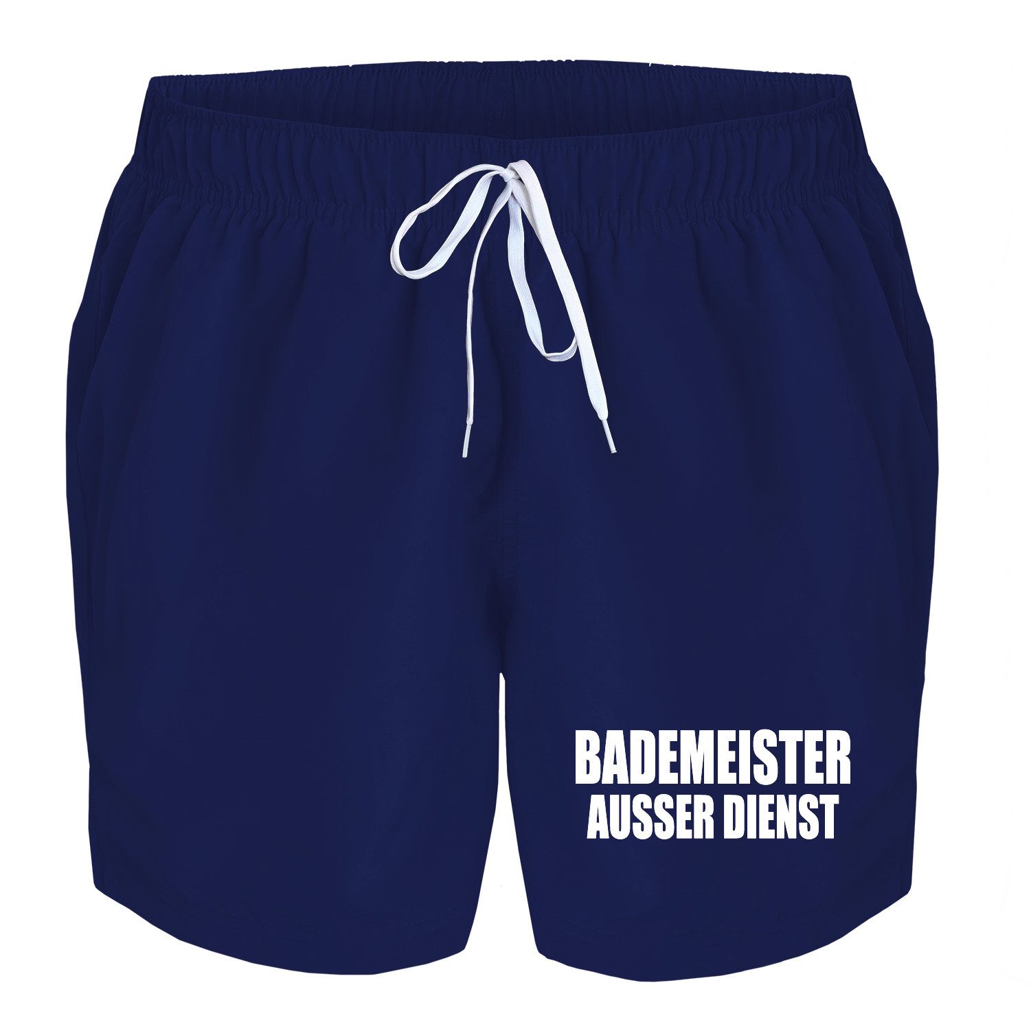 Badehose Schwimmshorts Bademeister ausser Dienst