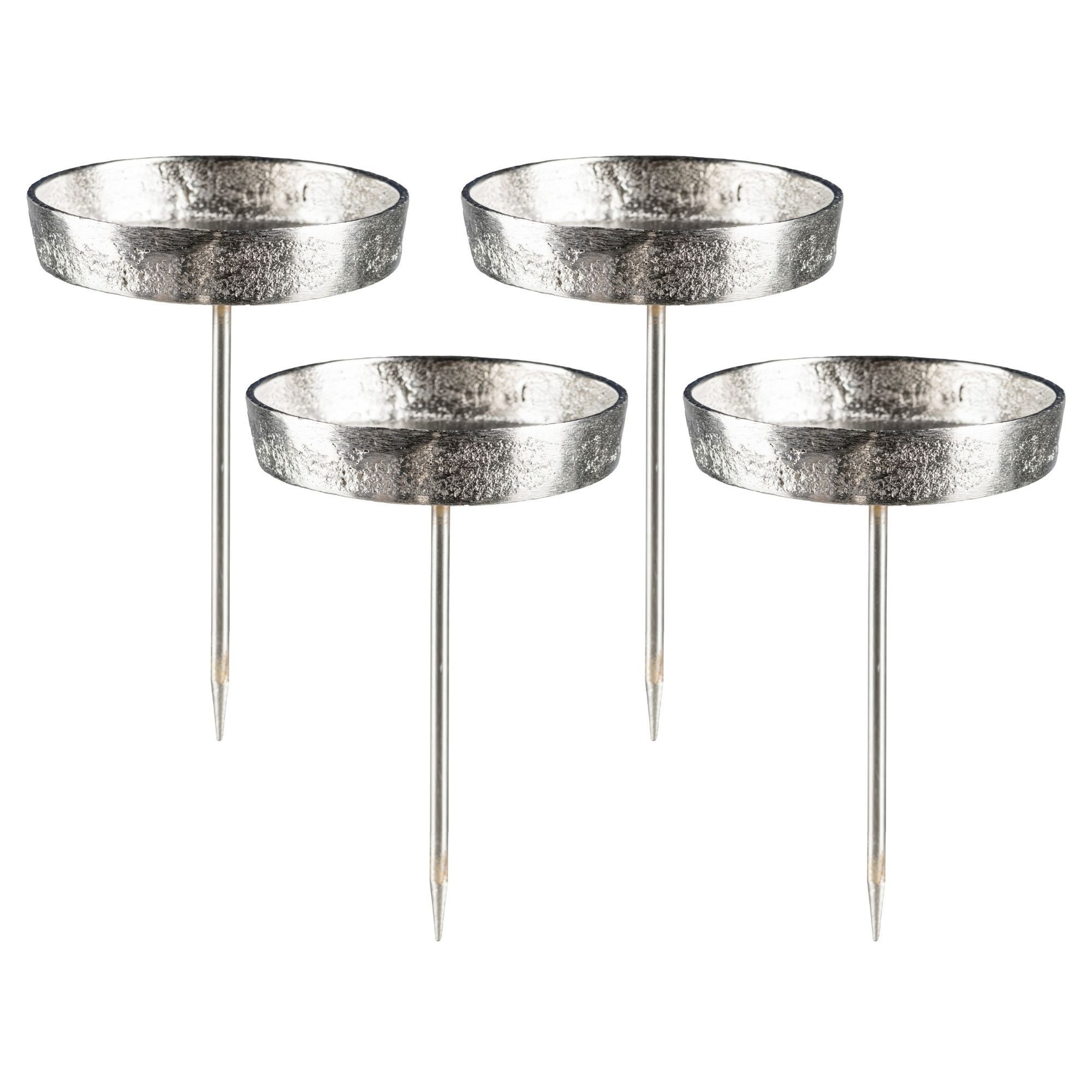 naninoa GmbH Adventsleuchter Aluminium Kerzenpick 4er Set, Kerzenhalter Ker günstig online kaufen