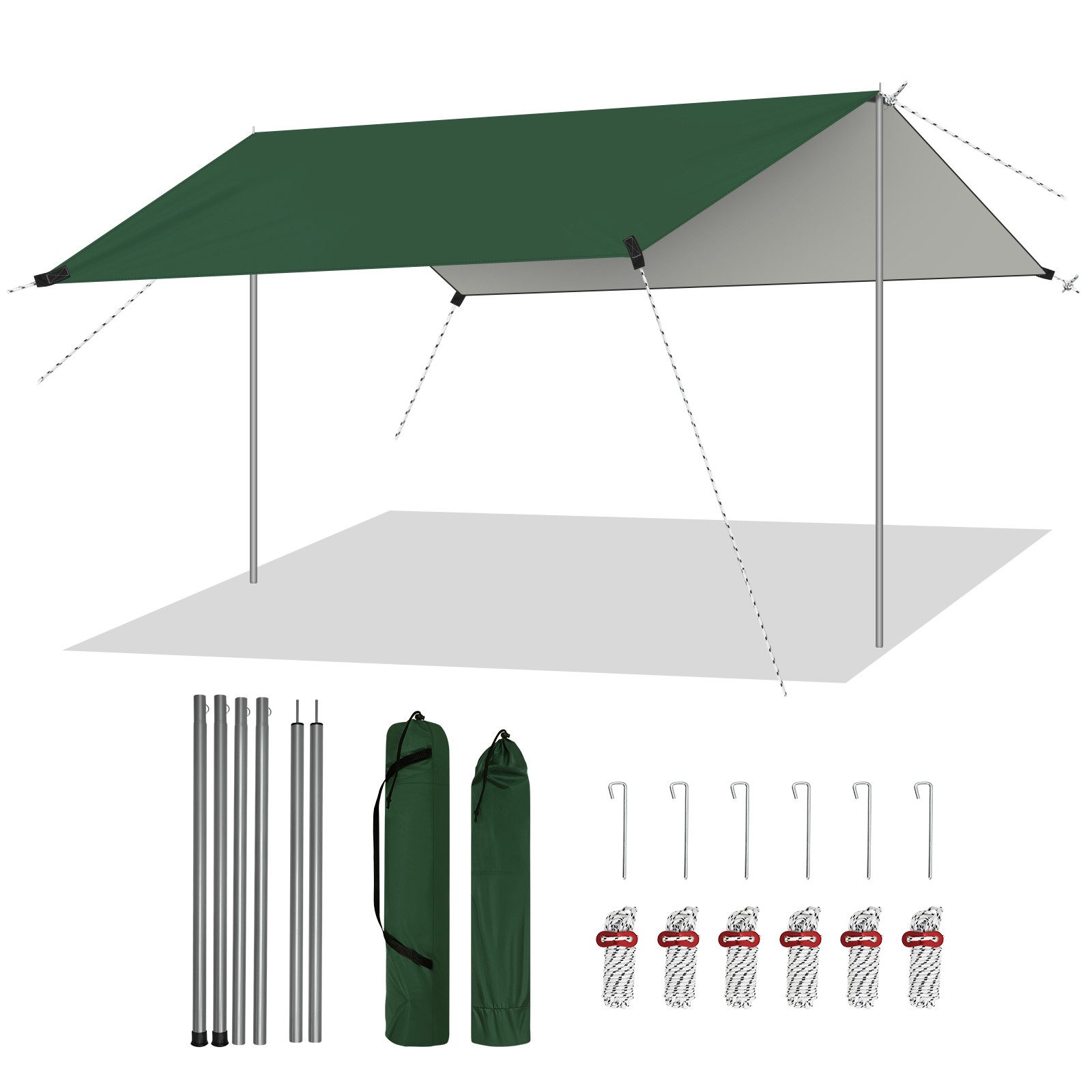 Woltu Tarp-Zelt, (1 tlg), Zeltplane Wasserdicht, günstig online kaufen