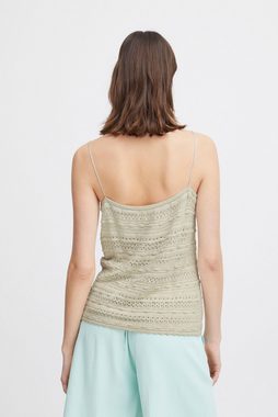 Atelier Rêve Trägertop IRESTEL TO sommerliches Stricktop mit Knopfleiste