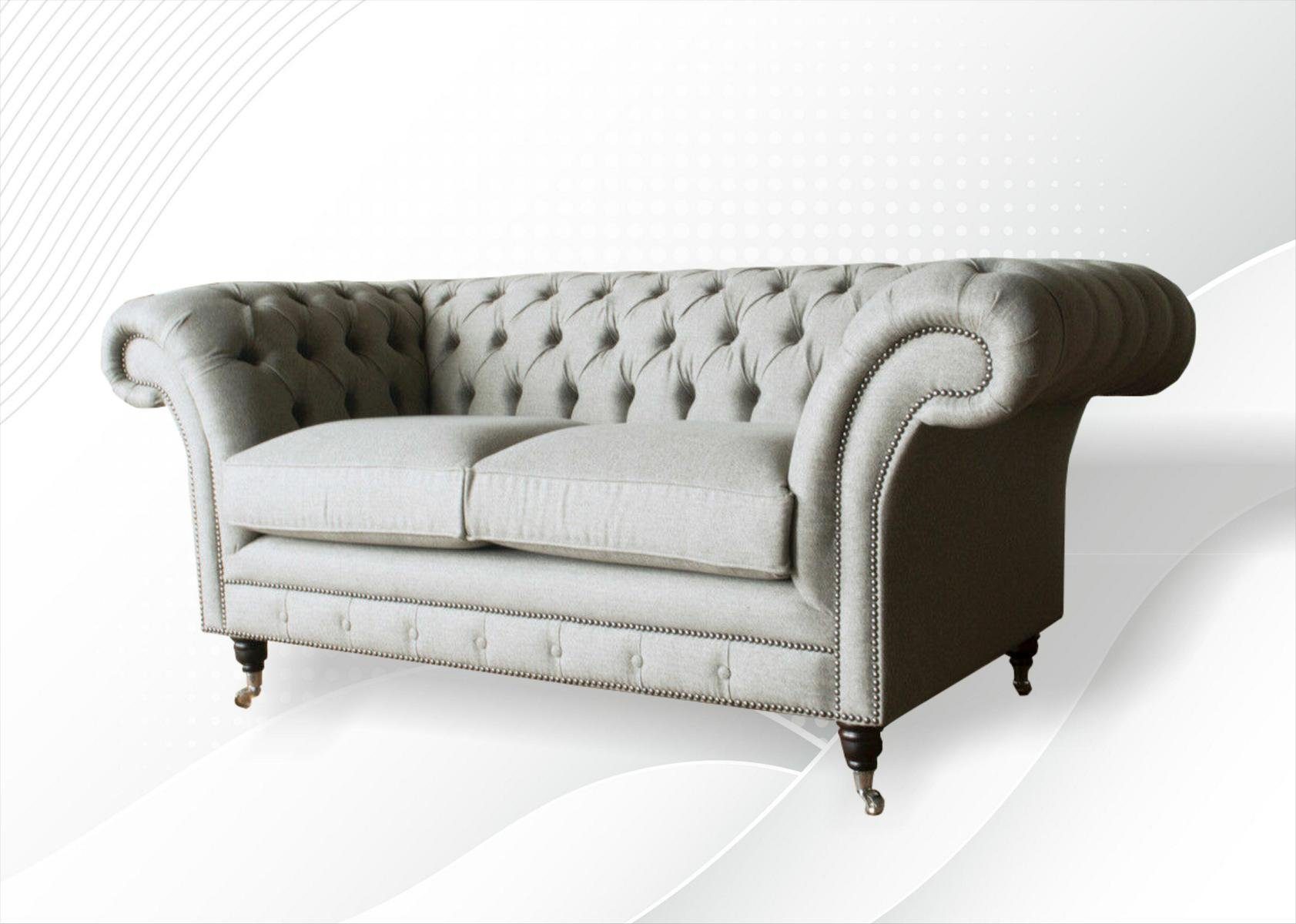 Design Sofa Sitzer Chesterfield Chesterfield-Sofa, JVmoebel 2 cm 185 Couch