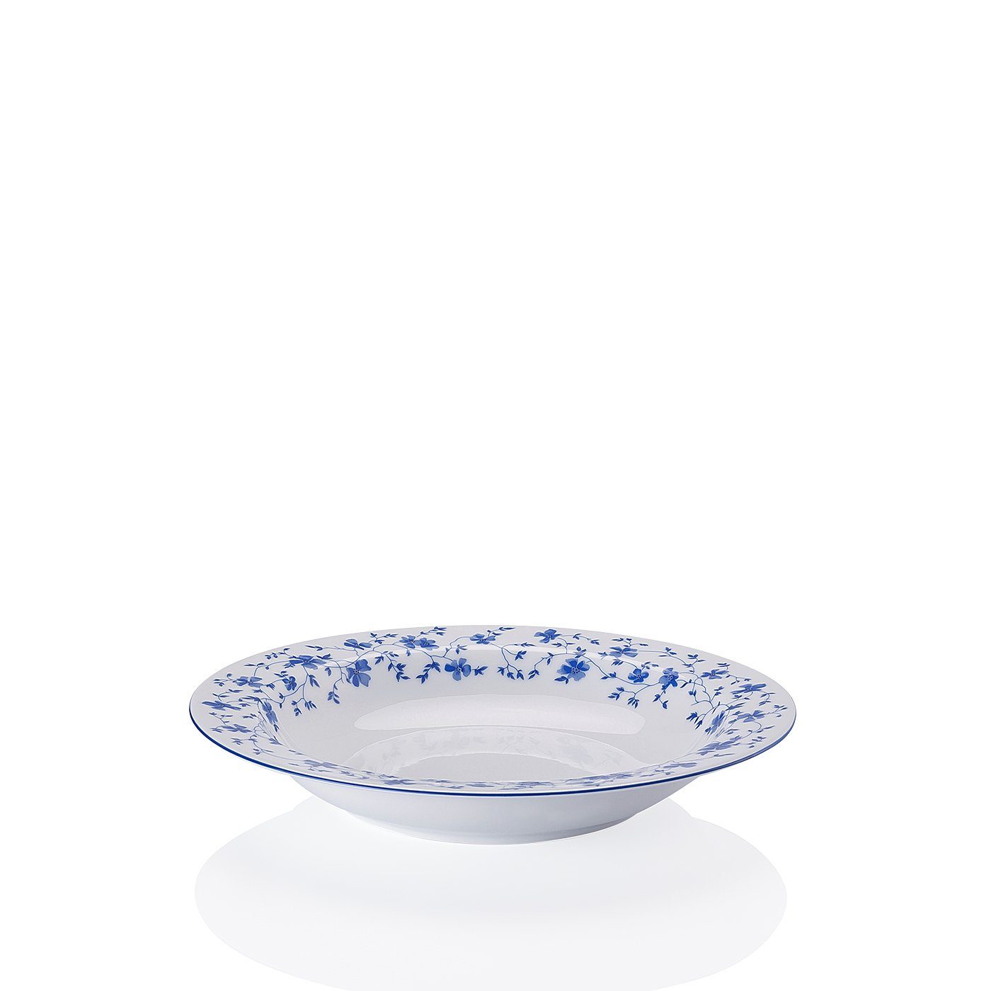 Suppenteller FORM 1382, BLAUBLÜTEN Suppenteller 23 cm