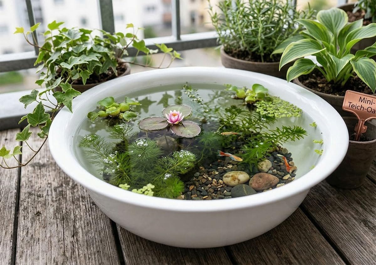 LB H&F Lilienburg Fertigteich Fertigteich Metallwanne Wanne Schale Wasser rund weiß 47 cm groß, (Pflanzschüssel Pflanzschale Pflanzwanne XL groß Blechschüssel Getränkekühler Miniteich Flaschenkühler Bierkühler Metall Schüssel Blumenschale Blumenkübel, Gartenwanne Dekowanne Terrasse Balkon Wasser Deko Garten Pflanztopf Miniteich Balkonteich Terrassenteich Gartenschale Teichschale Teichschüssel Wasserschüssel Wasserschale groß XL, Teichwanne Dekoteich Terrassenteich Gartendeko Vintage), Blumenwanne diy wasserdicht Sektkühler Teichschale WEISS