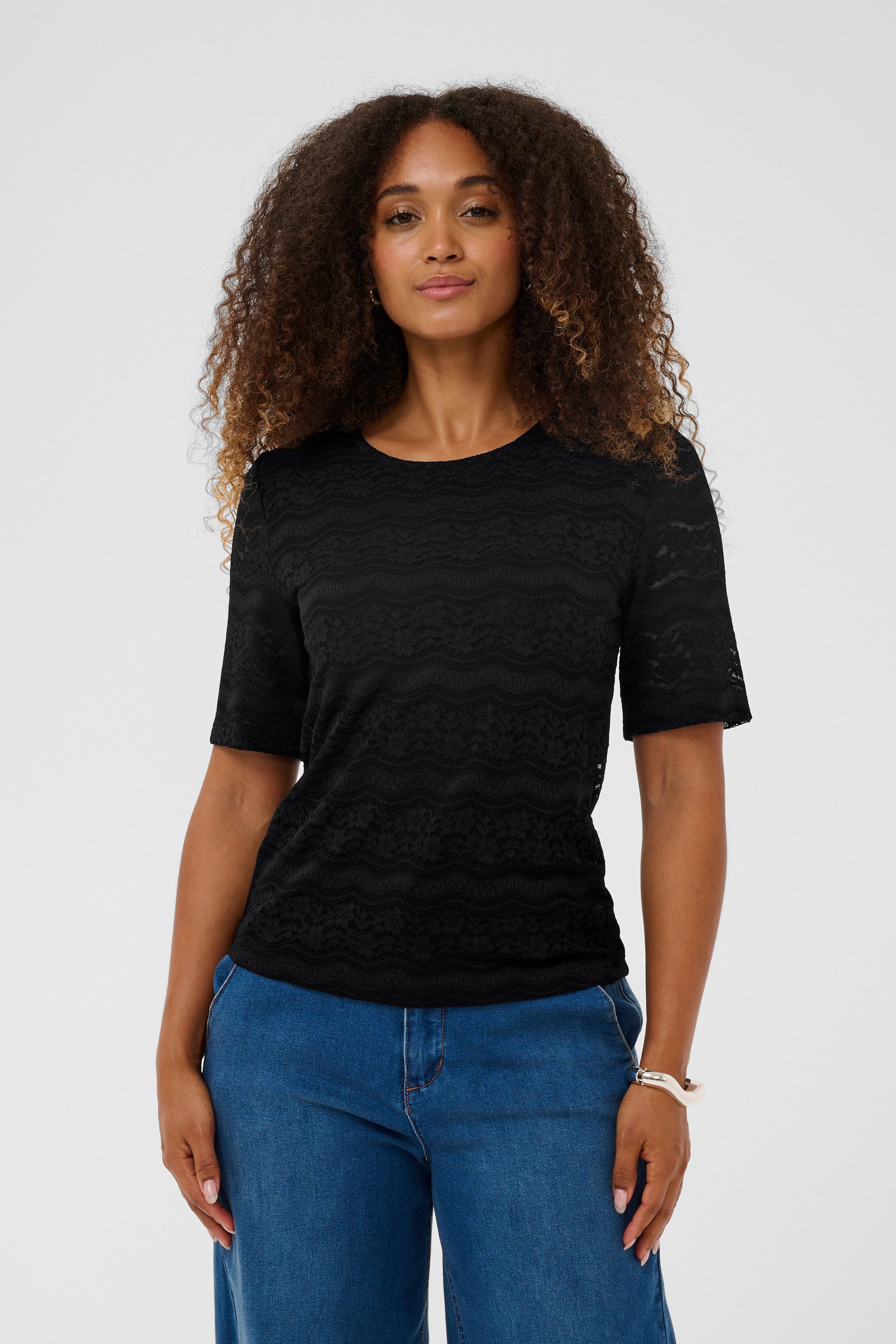 Cream Kurzarmbluse Kurzarm-Bluse CRLirina