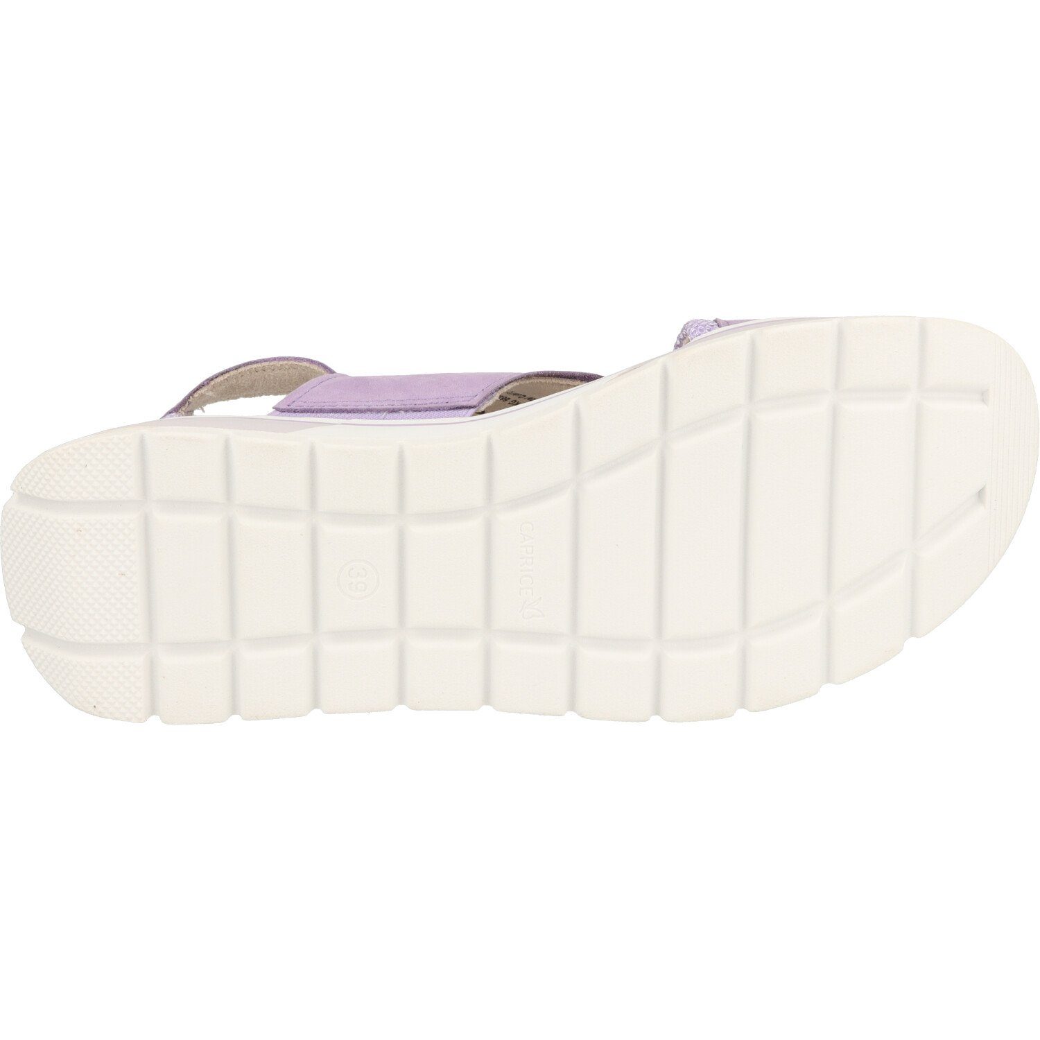 Caprice Damen Schuhe Flache Sandale 9-28704-20 Climotion Klett Purple Sandale