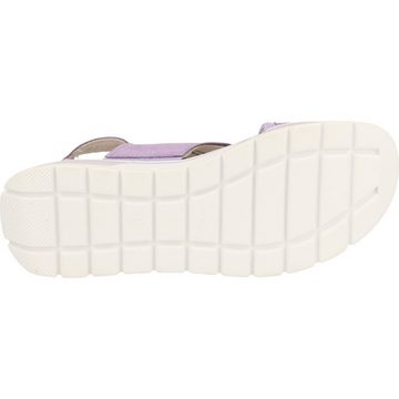 Caprice Damen Schuhe Flache Sandale Climotion 9-28704-20 Purple Klett Sandale