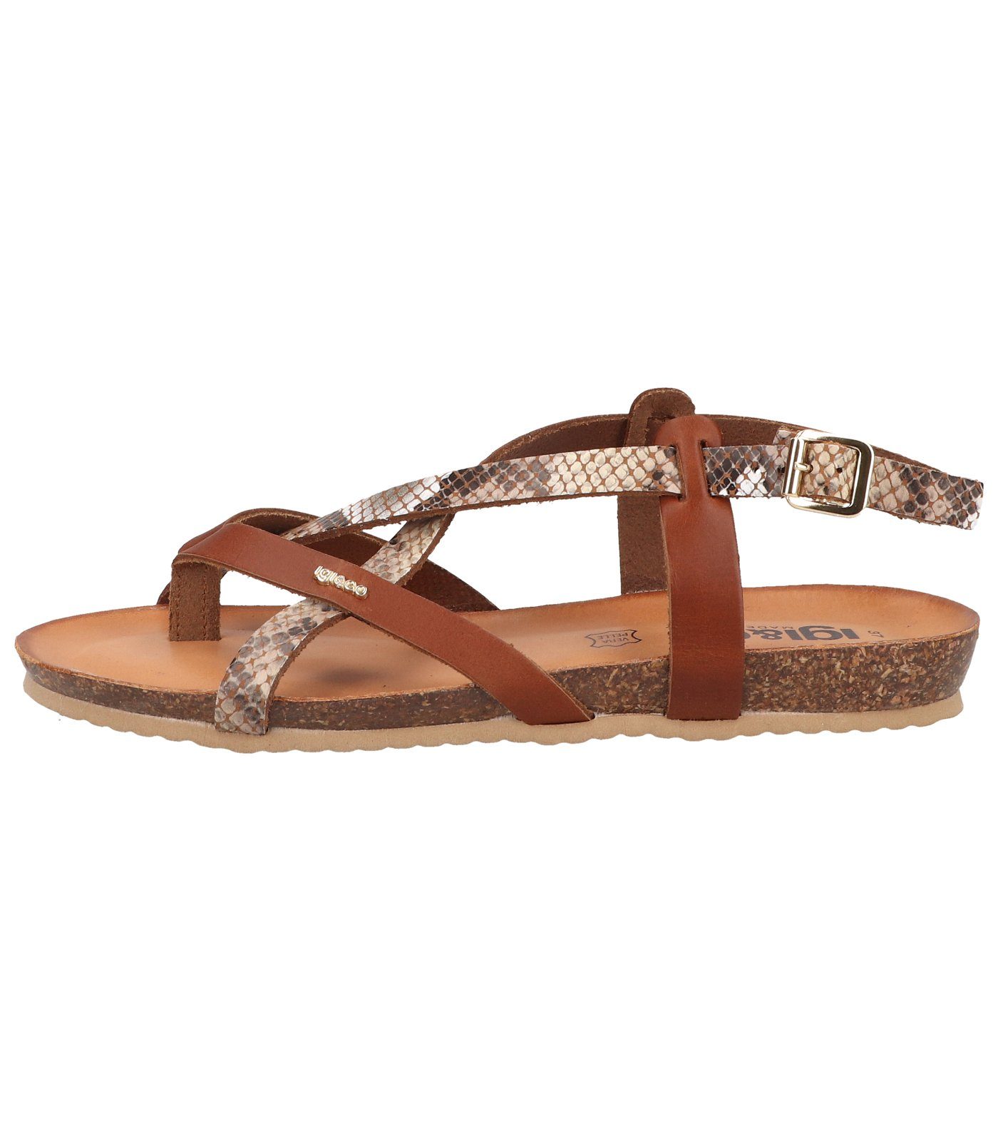 Leder IGI Sandalen & CO Riemchensandalette Braun