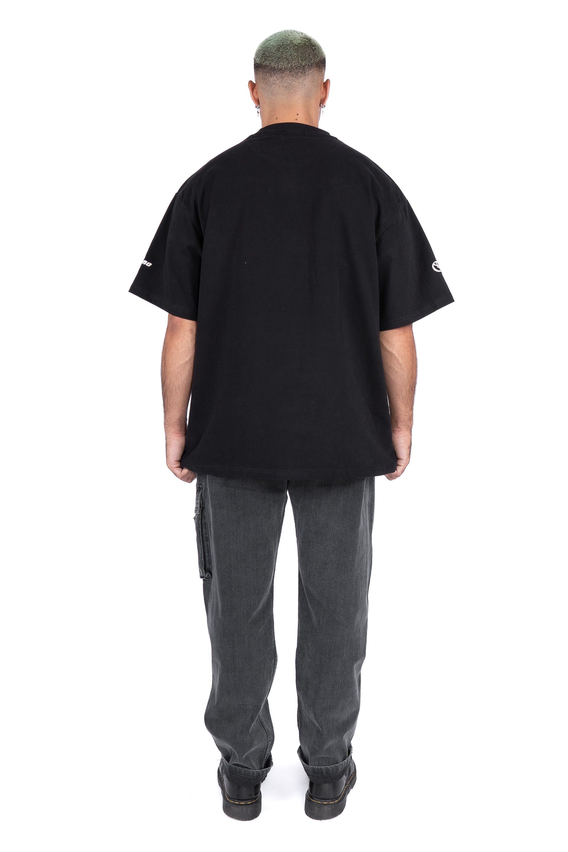 280gsm black Ivoque T-Shirt Baumwoll Basic T-Shirt Ivoque