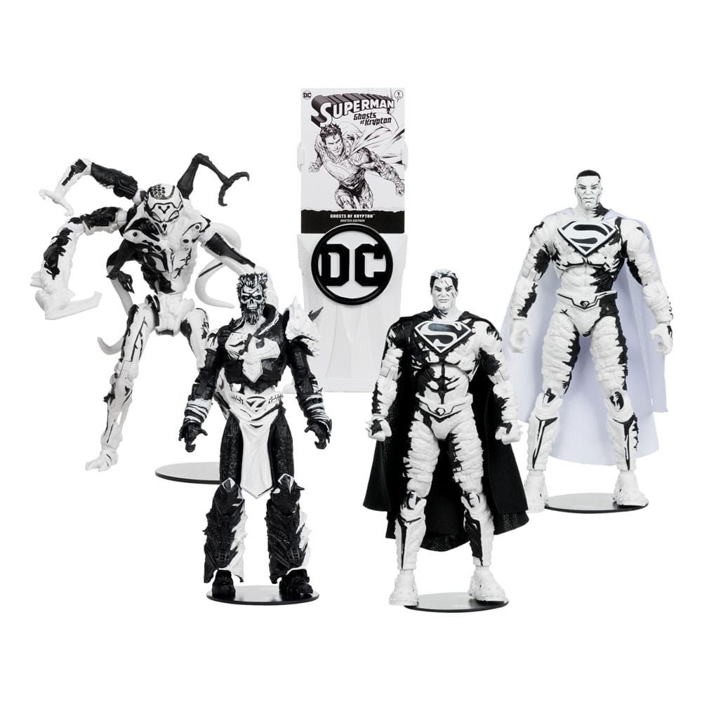 McFarlane Toys Actionfigur DC Direct Page Punchers & Comic 4er Pack Superman Series