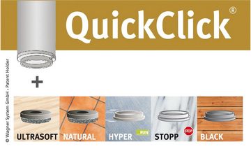 Klick-Gleiter QuickClick® Nachfüllpack für Stuhlgleiter, Filzgleiter, Möbelgleiter - 8er-Set Ersatzgleiter austauschbar - Wollfilz ULTRASOFT - Durchmesser Ø 17, 20, 25, 30, 40, 50 mm - für Basis Ø 17, 20, 25, 30, 40, 50 mm - Made in DE, WAGNER design yourself