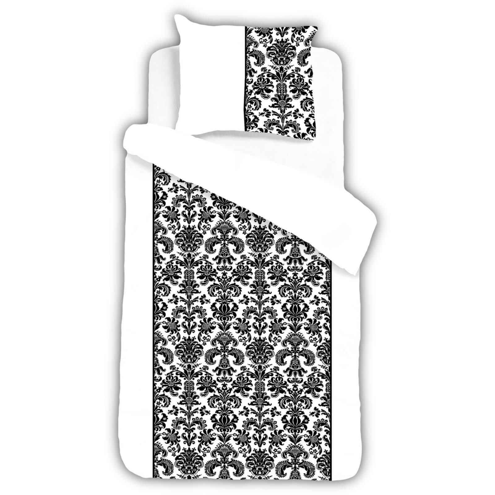 ESPiCO Bettwäsche Barock, Renforcé, 2 teilig, Ornamente, Orientalisches Muster, Schwarz-Weiß-Optik