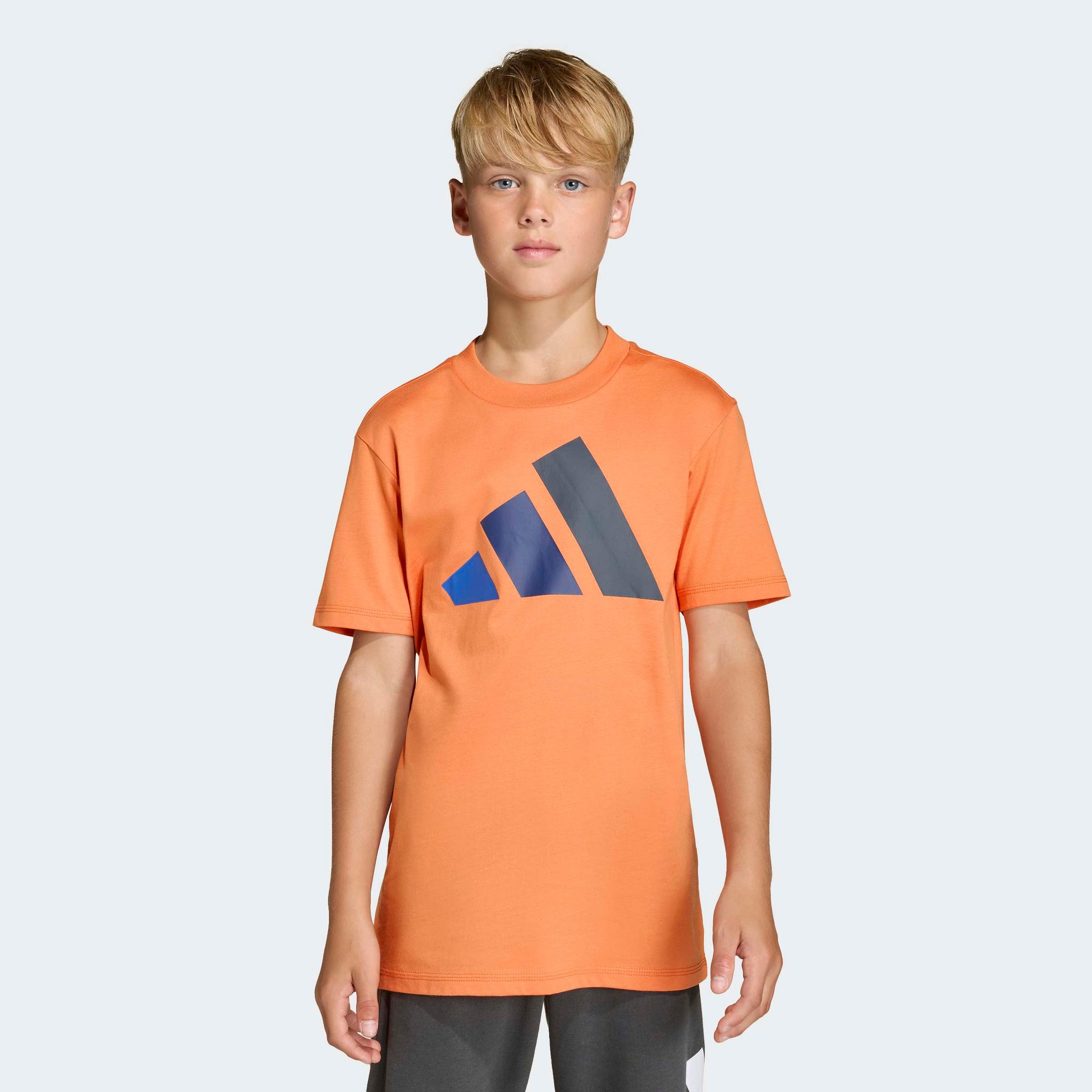 adidas Sportswear T-Shirt J BL TEE 160 für Kinder und Teens, mit Rundhalsausschnitt, aus 100 % Baumwolle