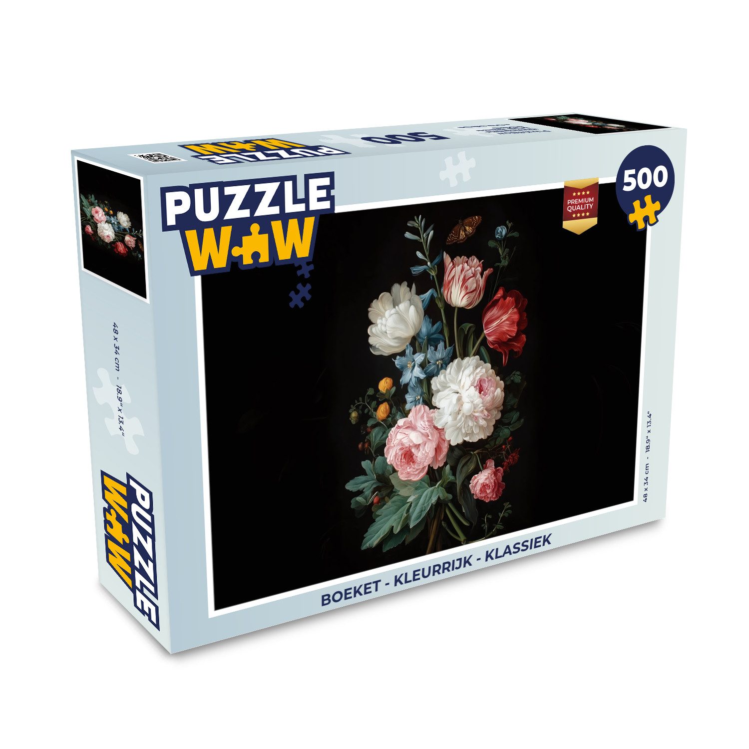 Puzzle Blumenstrauß - Bunt - Klassisch