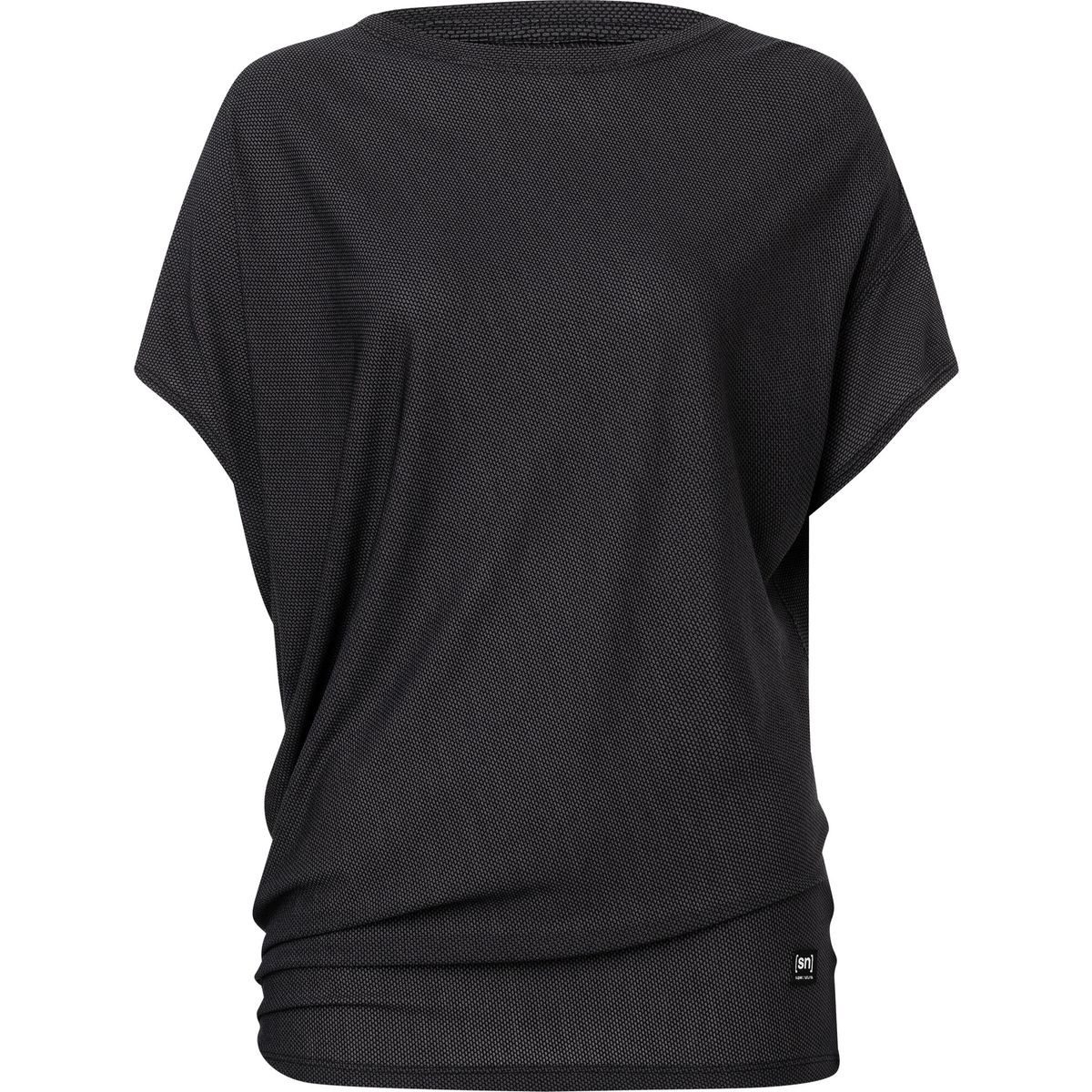 SUPER.NATURAL Kurzarmshirt W Loose Air Tee Federleichtes Damen-Shirt aus atmungsaktivem Merino-Mesh für maximale