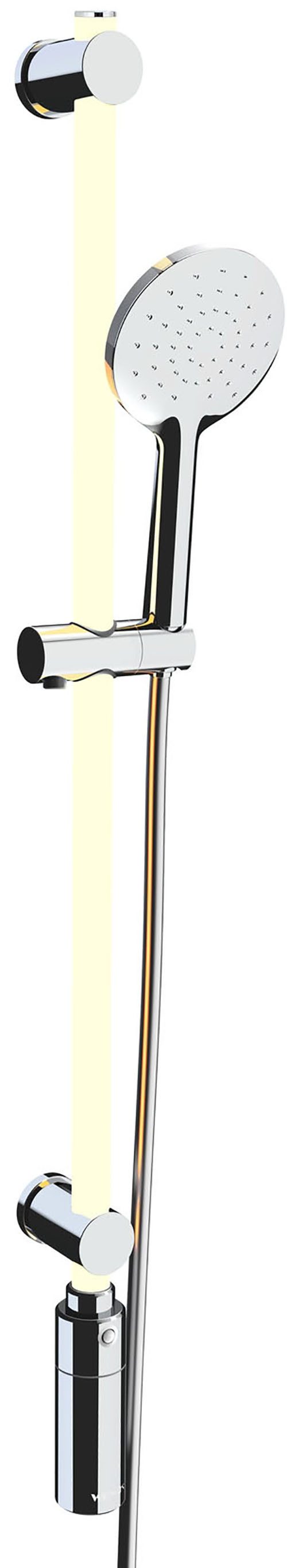 Stangenbrause-Set Duschstange mit LED-Beleuchtung