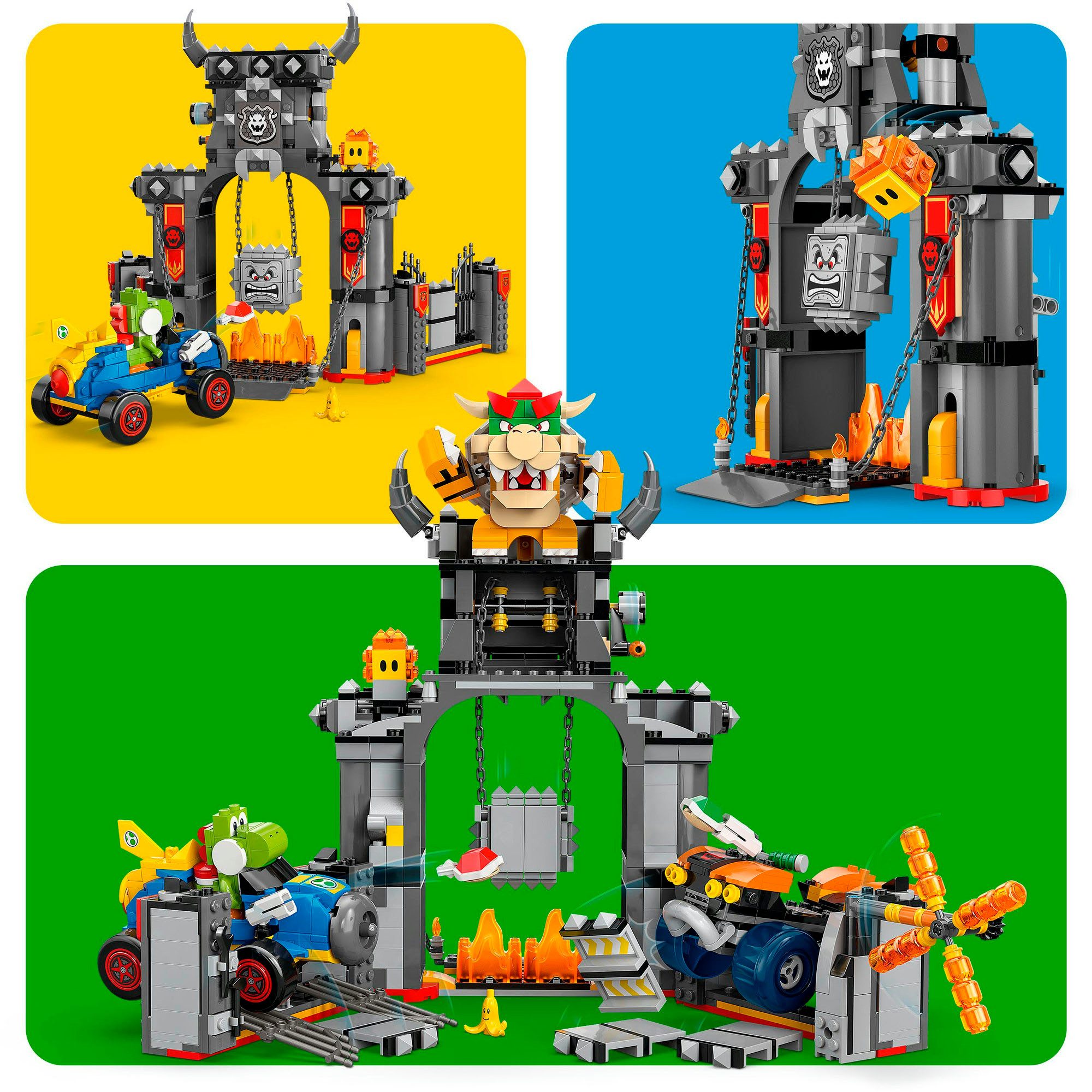 LEGO® Mario Kart – Bowsers Festung (72039), LEGO Super Mario Konstruktionsspielsteine, (1068 St), Made in Europe – Bild 5 von 5