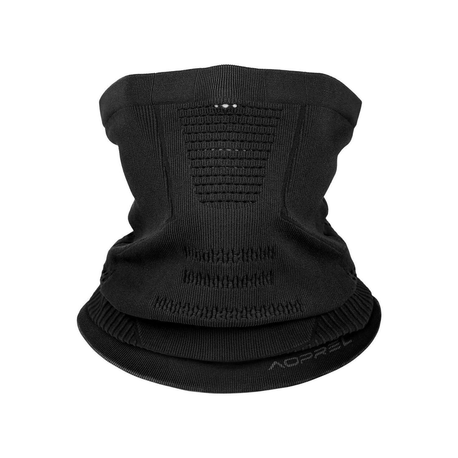 LuxusKollektion Multifunktionstuch Schlauchschal Herren 2 Stück Multifunktionstuch winddicht Schwarz