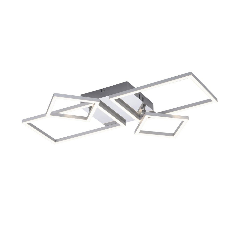 JUST LIGHT LED Deckenleuchte LED Deckenleuchte IVEN quadratisch, 2xLED-Board/12W/3000K, kleine Quadrate sind schwenkbar