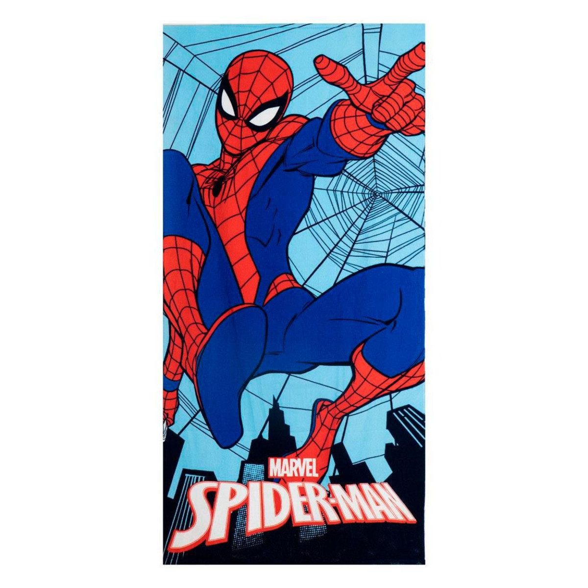 Spiderman Strandtuch Kinder Strandtuch 70 × 140 cm mit Schwimmbrille als Set