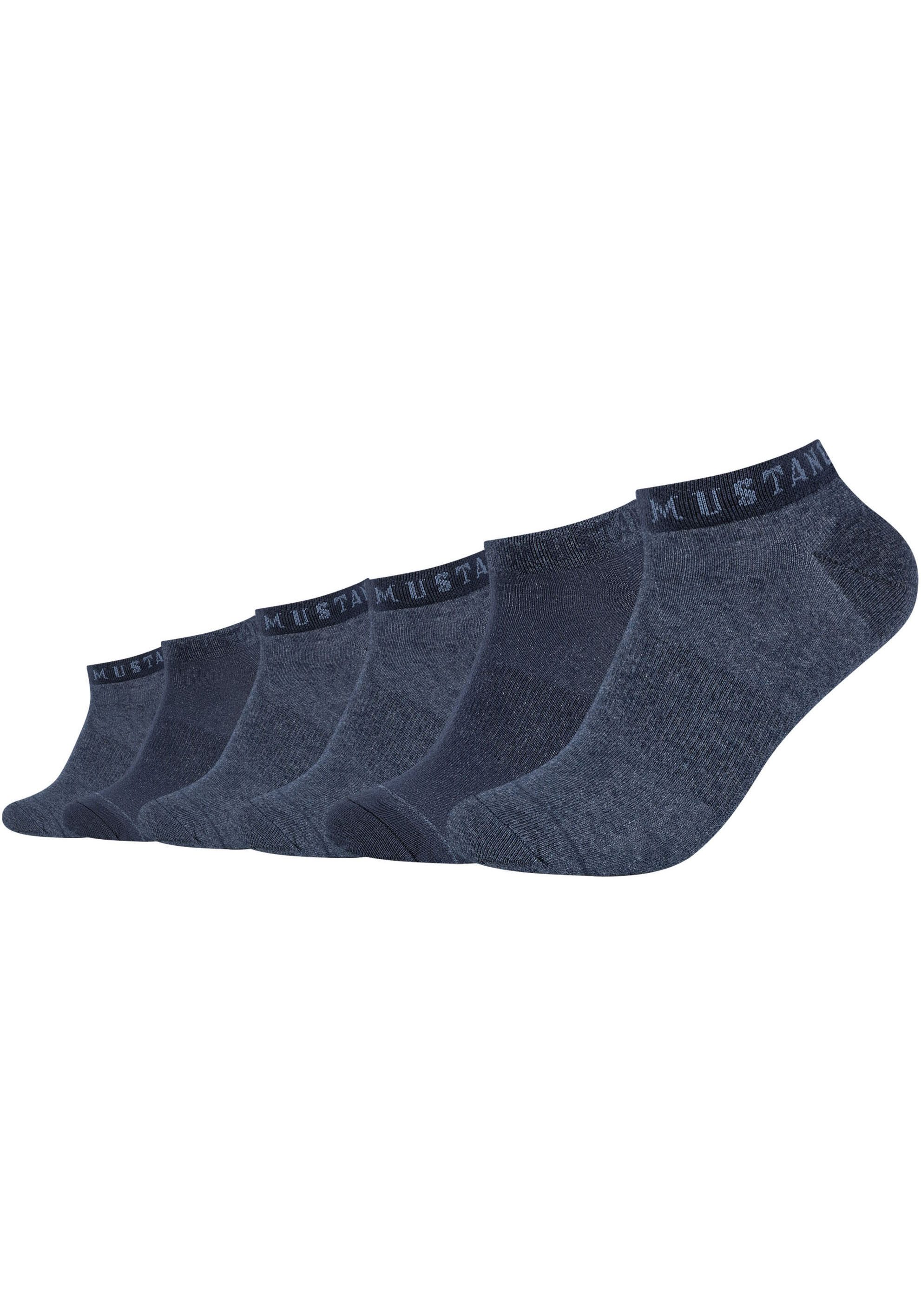 MUSTANG Sneakersocken casual (6-Paar) mit softem Materialmix