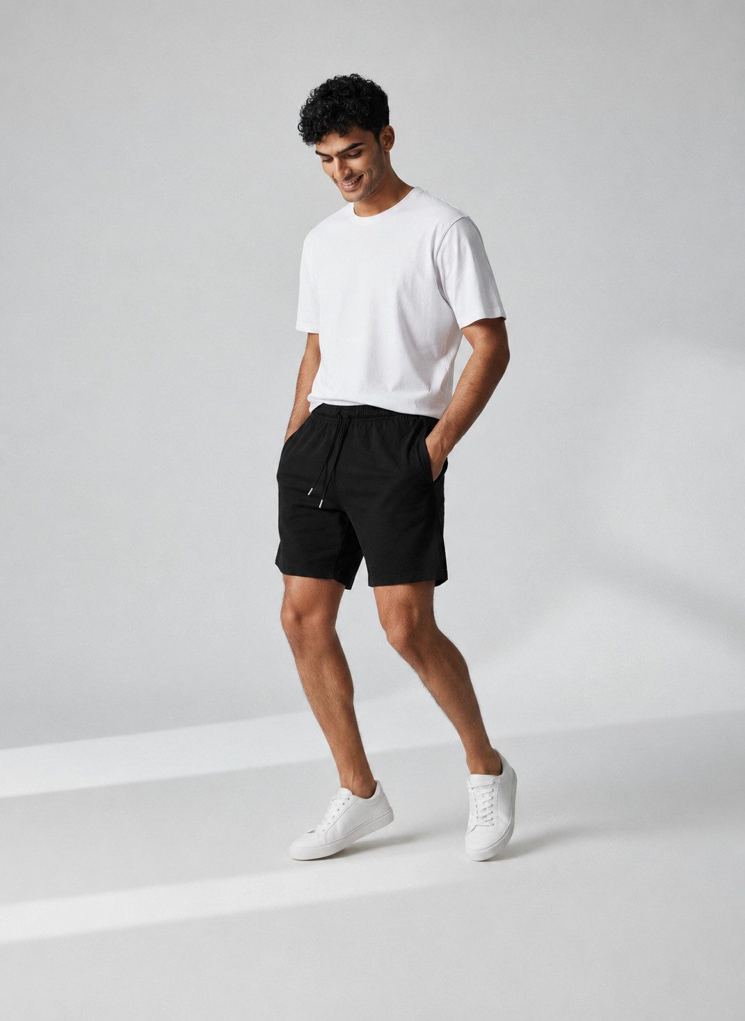 Sweatshorts, kurze Hose Herren, Baumwolle Shorts