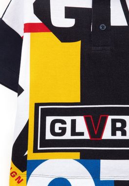 Gulliver Poloshirt mit farbigen Prints auf der Front