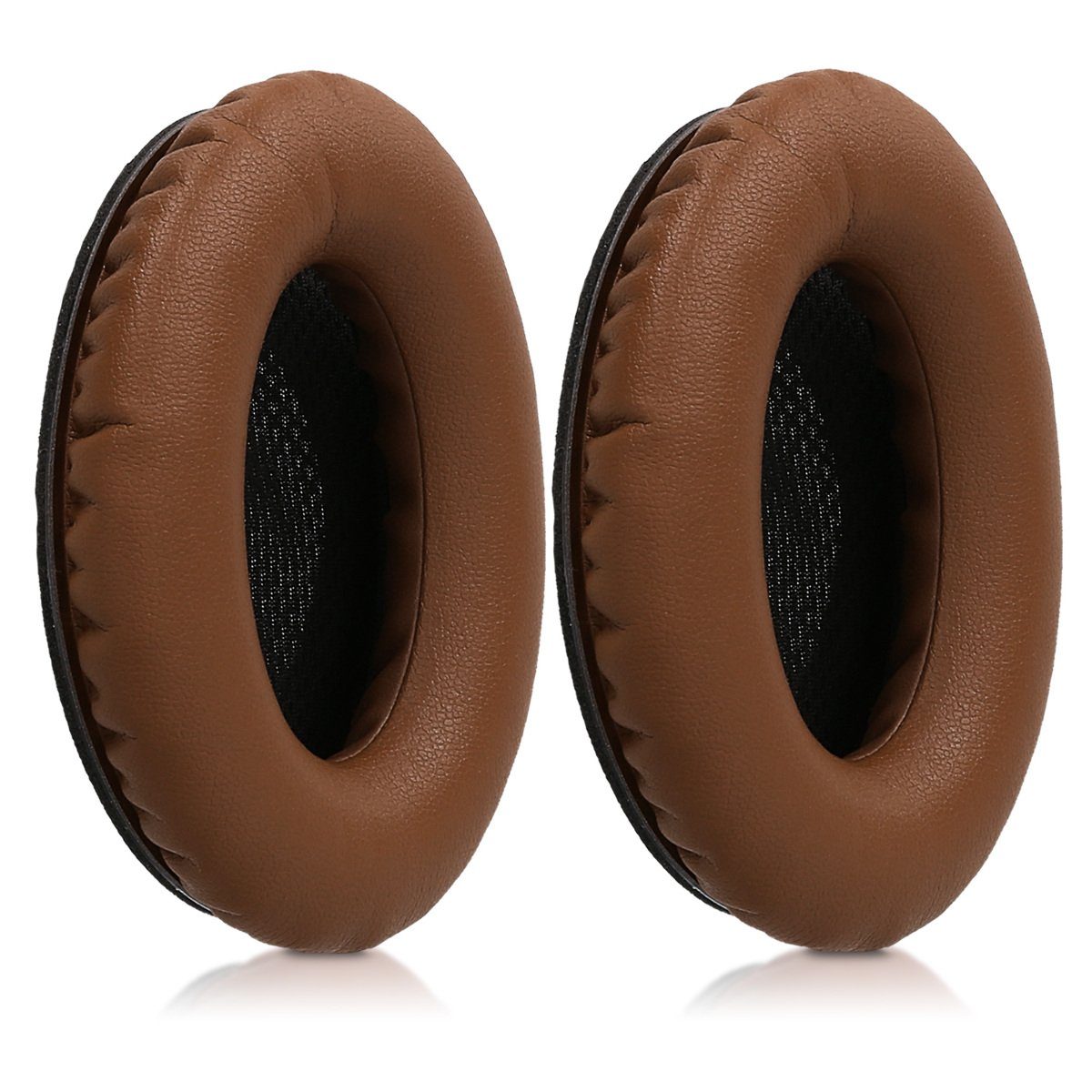 kwmobile 2x Ohr Polster für Bose Quietcomfort 35 35II 25 15 / QC35etc. Ohrpolster (Ohrpolster Kopfhörer - Kunstleder Polster für Over Ear Headphones)