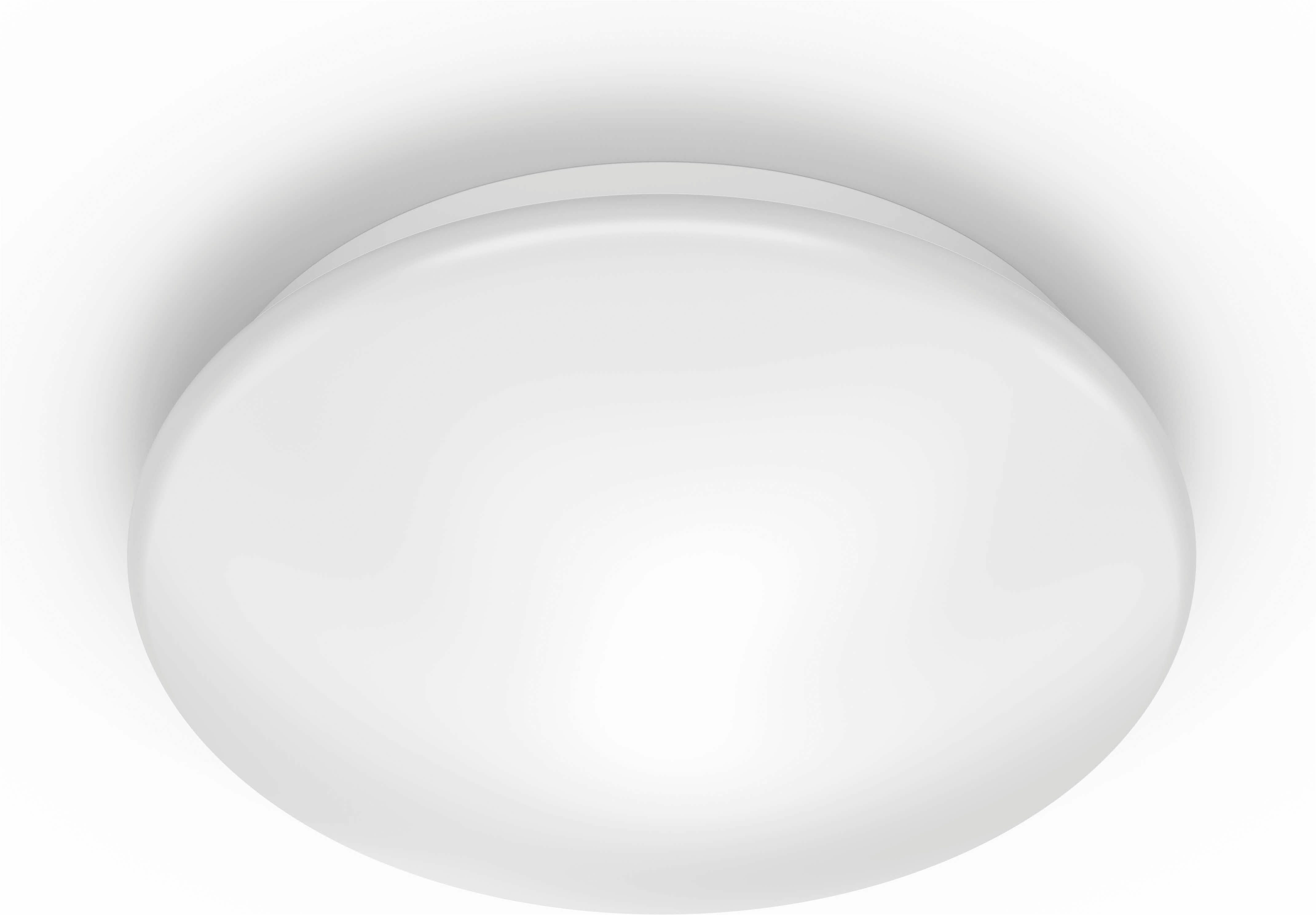 Philips LED Deckenleuchte Moire 17 W 2700 K Weiß, LED fest integriert, Warmweiß