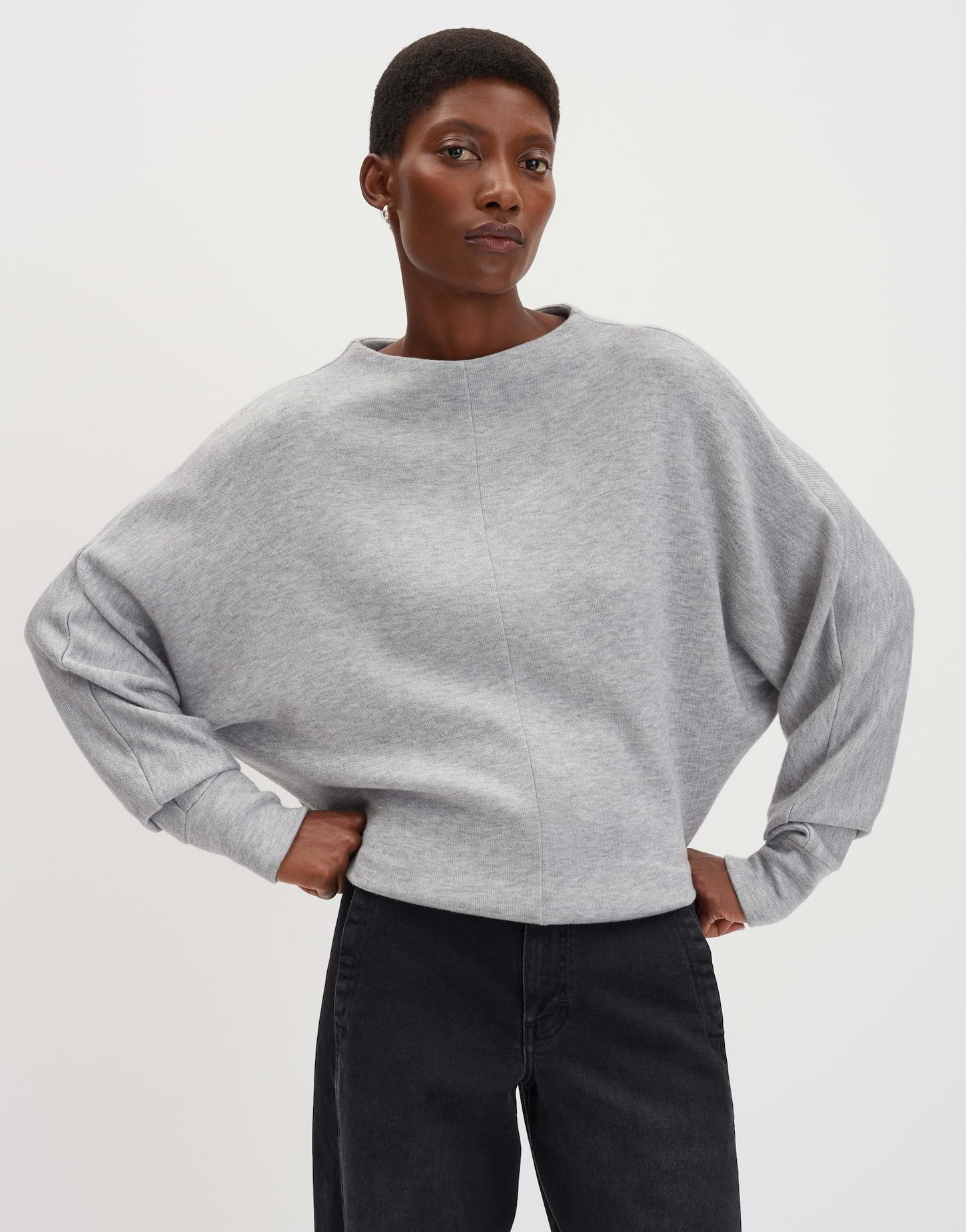 someday Sweatshirt UTIBBY DETAIL Loose aus weichem Viskose Mix Leicht trans günstig online kaufen