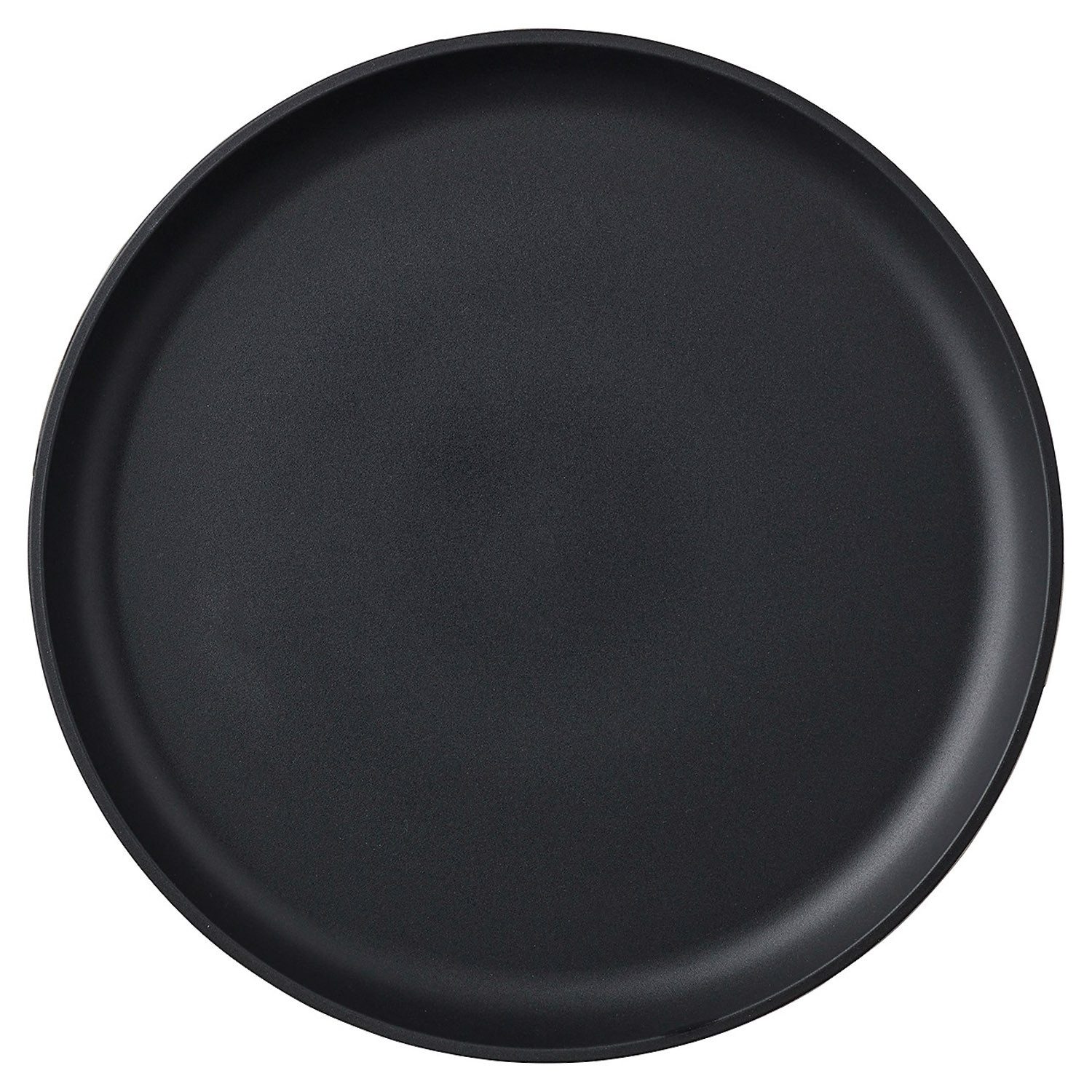 Mepal Тарелка для завтрака SILUETA, Ø 23 cm, Schwarz, Polypropylen, BPA-frei, (1 St), Spülmaschinengeeignet, Gefriergeeignet