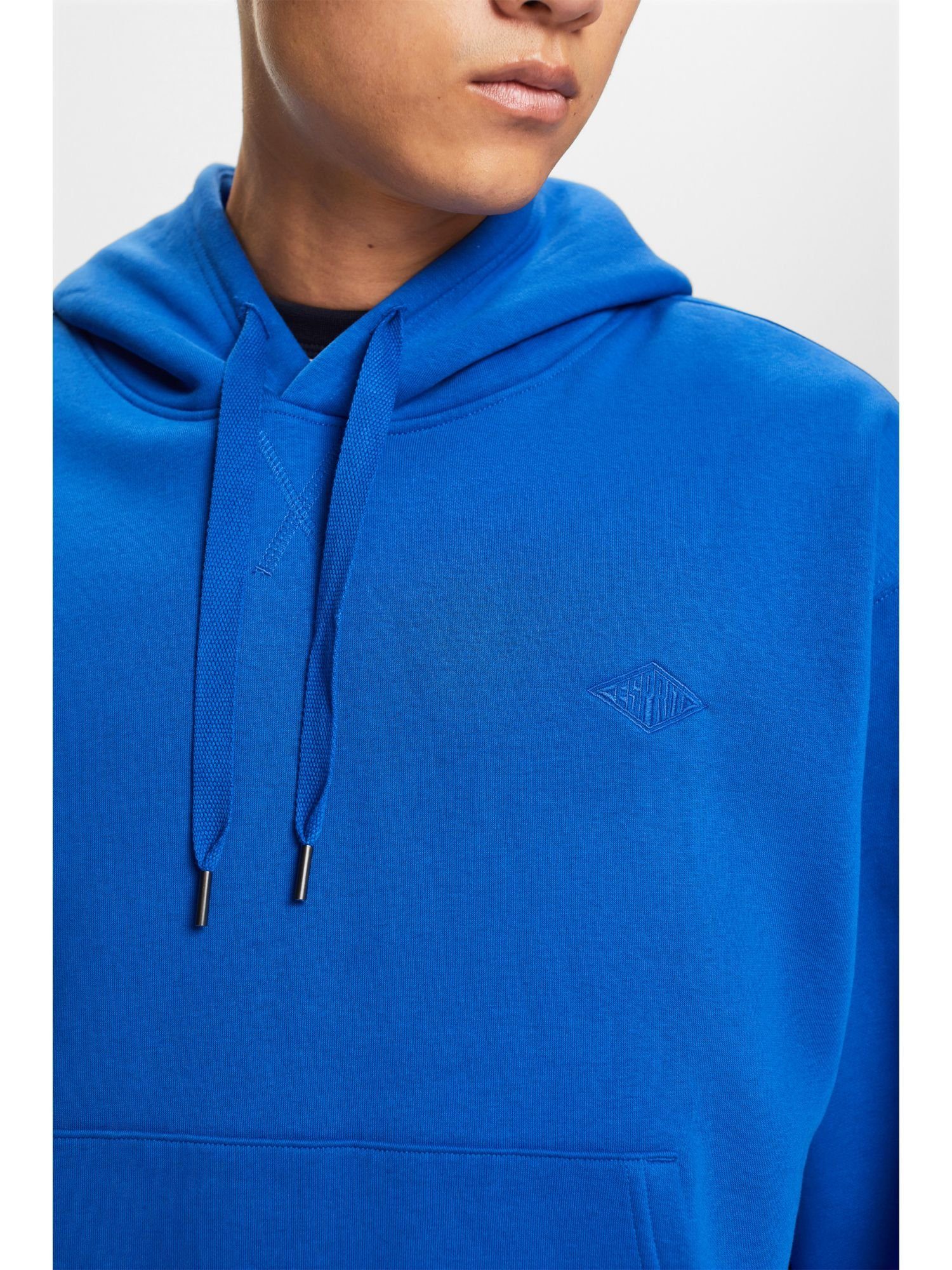 Logostickerei BLUE Sweatshirt (1-tlg) Sweat-Hoodie mit Esprit BRIGHT