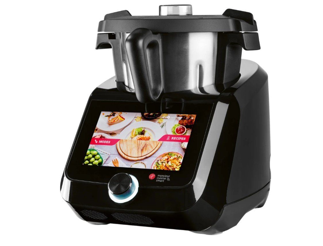 SilverCrest Küchenmaschine Monsieur Cuisine Smart BLACK EDITION SKMS 1200 B1