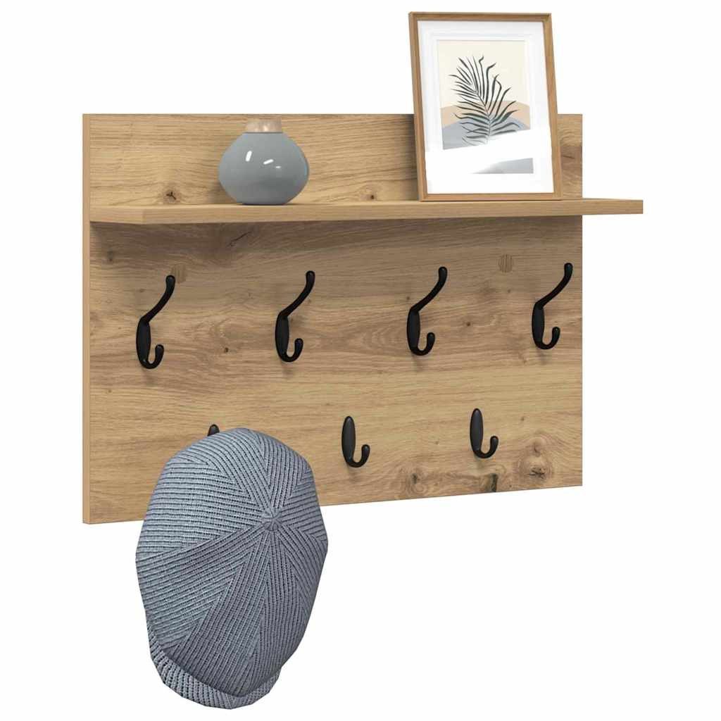 vidaXL Regal Wandmontierter Kleiderständer mit Regal günstig online kaufen