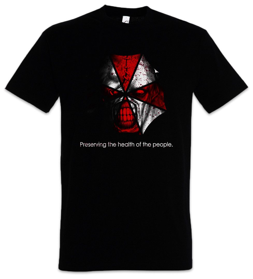 Urban Backwoods Print-Shirt Nemesis Umbrella Herren T-Shirt Resident Corporation Corp Evil Zombie (1-tlg) Dead Tyrant Vg Wesker