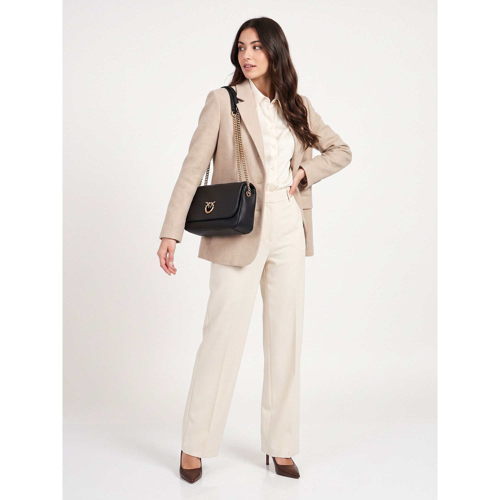PINKO Schultertasche Love Soft, Leder