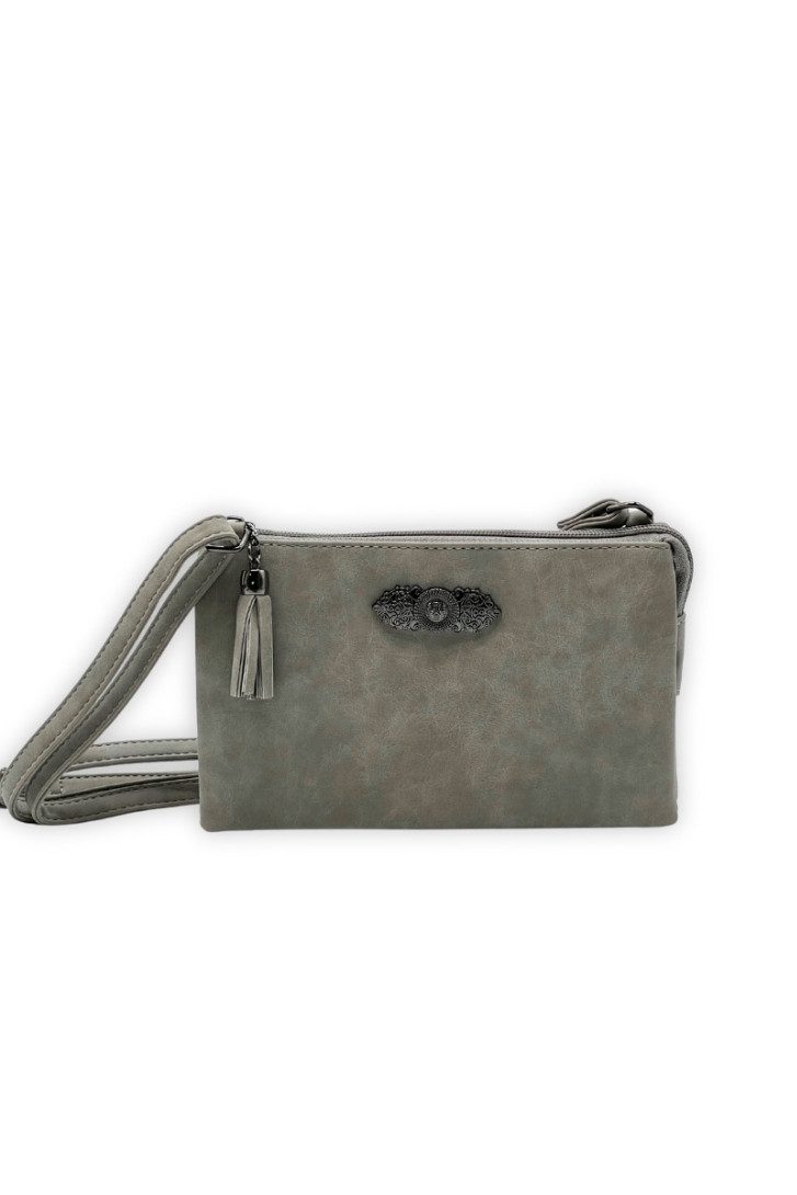 Handtasche Trachtentasche - RAMONA - altrosa, grau, marine