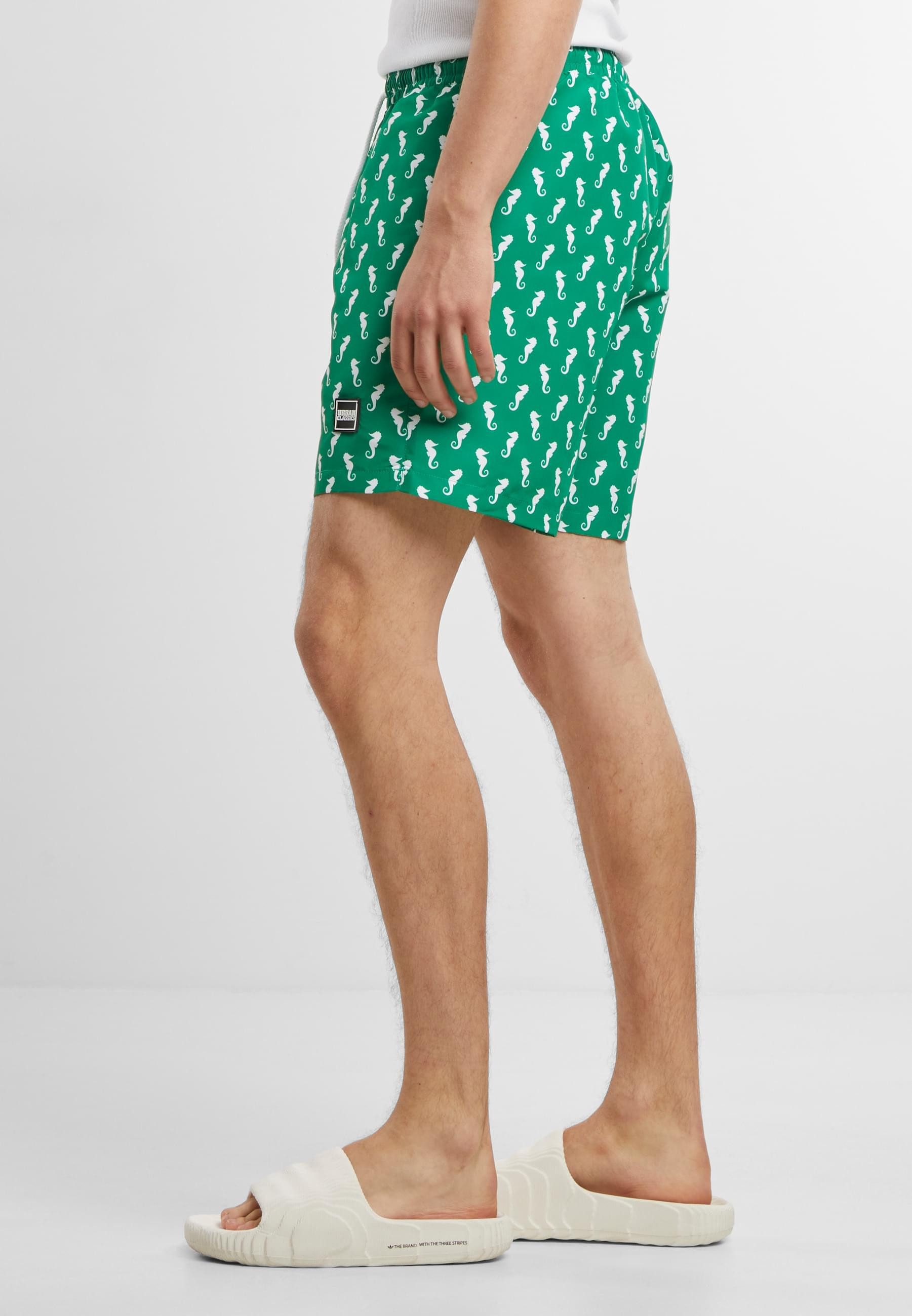URBAN CLASSICS Badeshorts Urban Classics Herren Pattern Swim Shorts günstig online kaufen