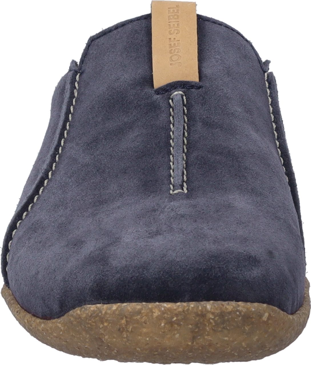 Josef Seibel Vince 02 Hausschuh Schlupfschuh mit Kontrastbesatz und Logoprägung, H-Weite