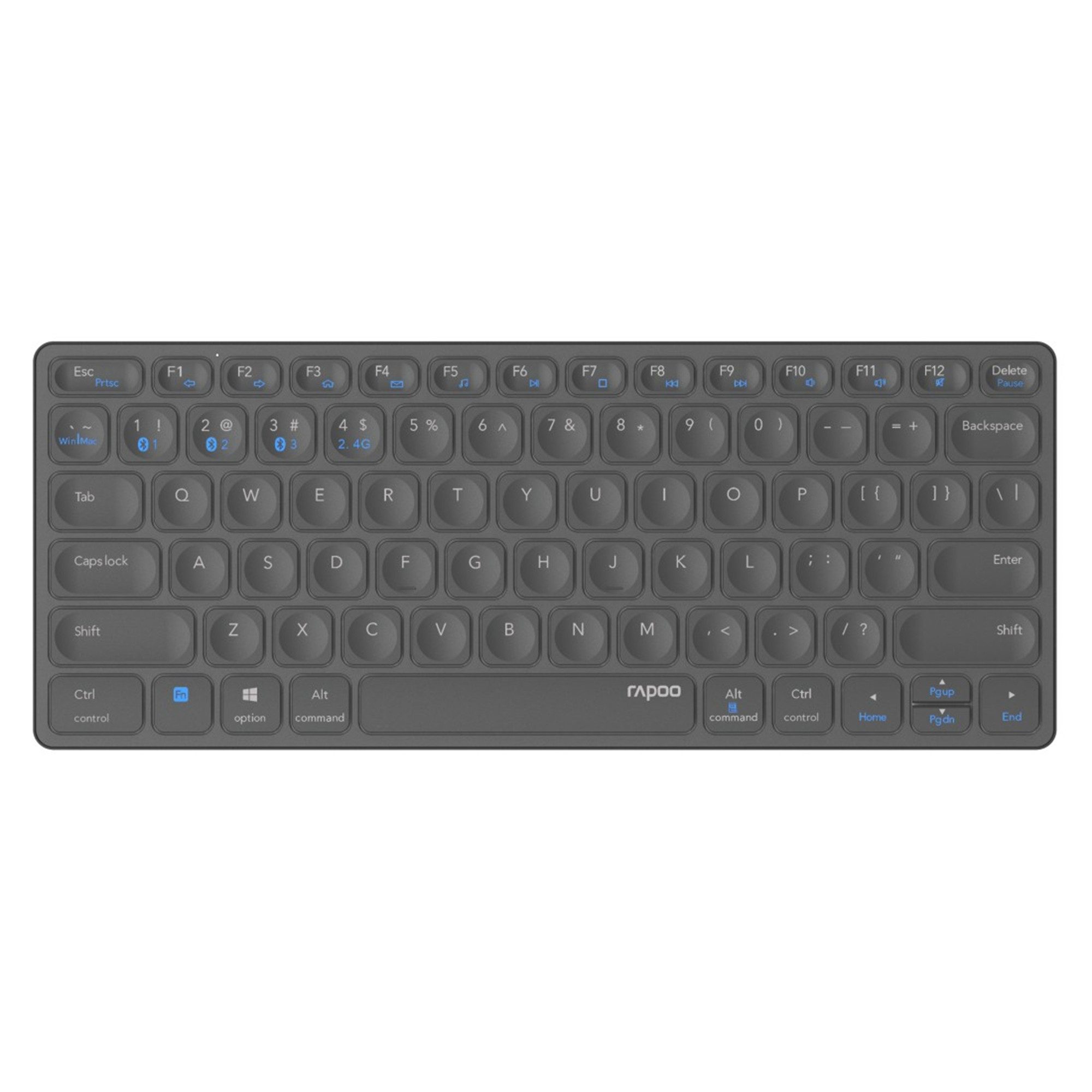Rapoo E9600M, kabellos, QWERTZ Wireless-Tastatur