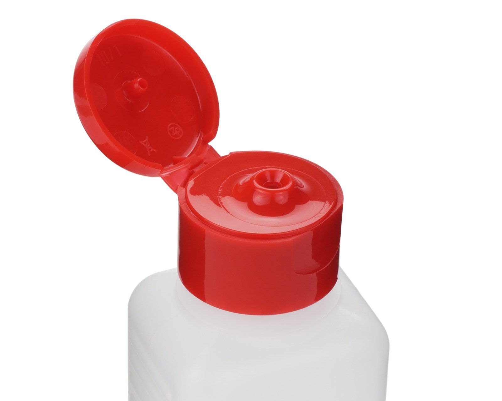 eckig Kanister St) (10 10 OCTOPUS Plastikflaschen G25, HDPE, natur, aus 100 Klappscharnierve ml