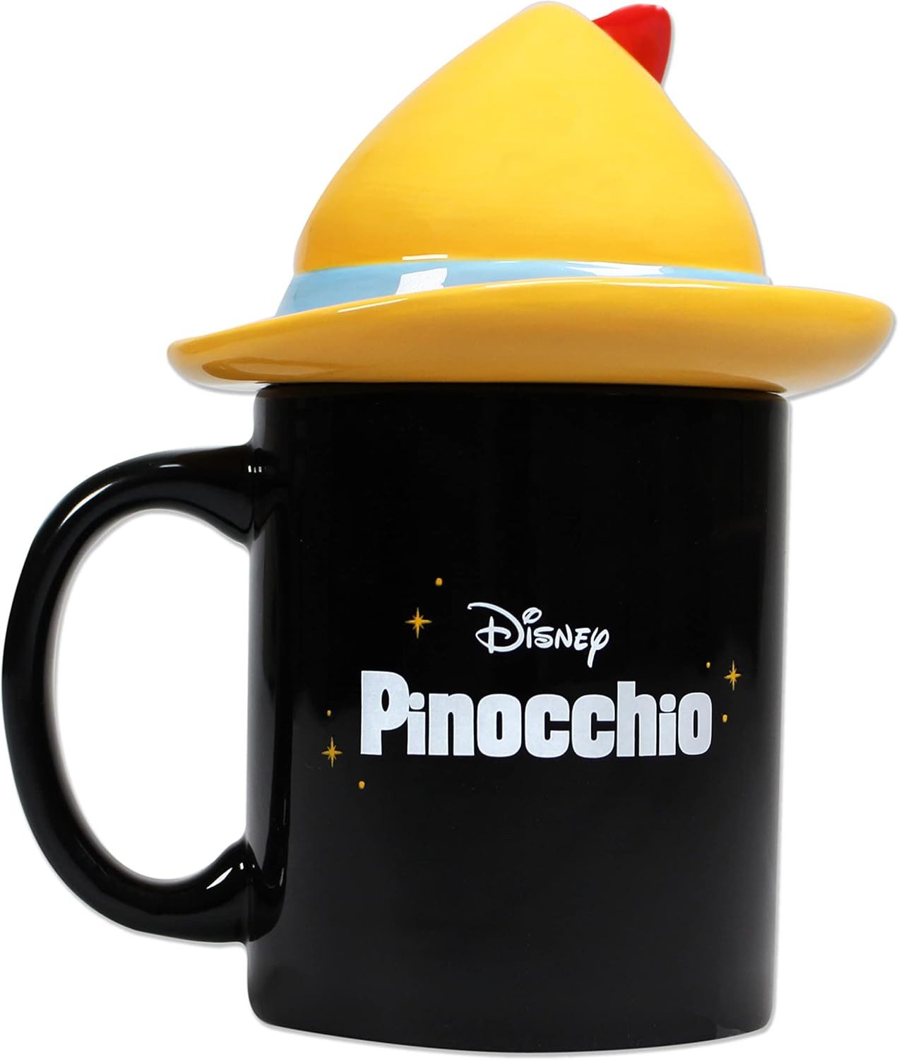 Half Moon Bay Tasse Disney 3D Tasse Pinocchio, 1-tlg., abnehmbarer Deckel, Shaped Look – Bild 2 von 2