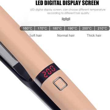 SWORCHI Glätteisen Haarglätter Locken und Glätten 2 in 1 Professionelle Keramik Wellen Keramik-Beschichtung, für Kurze Lang Haare Multistyler Haarstyling Geräte 110°C 221.11°C